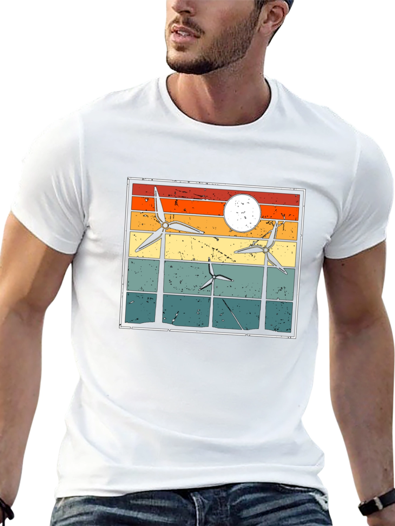 Wind Turbine Graphic Tee
