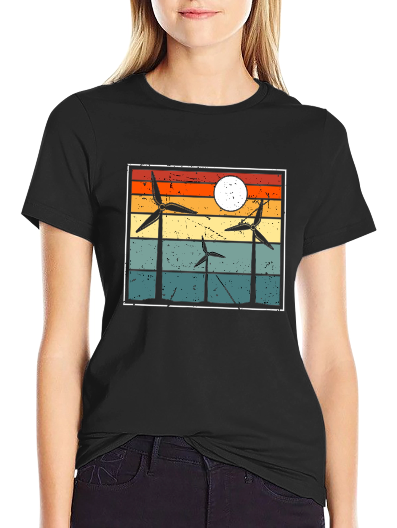 Wind Turbine Graphic Tee