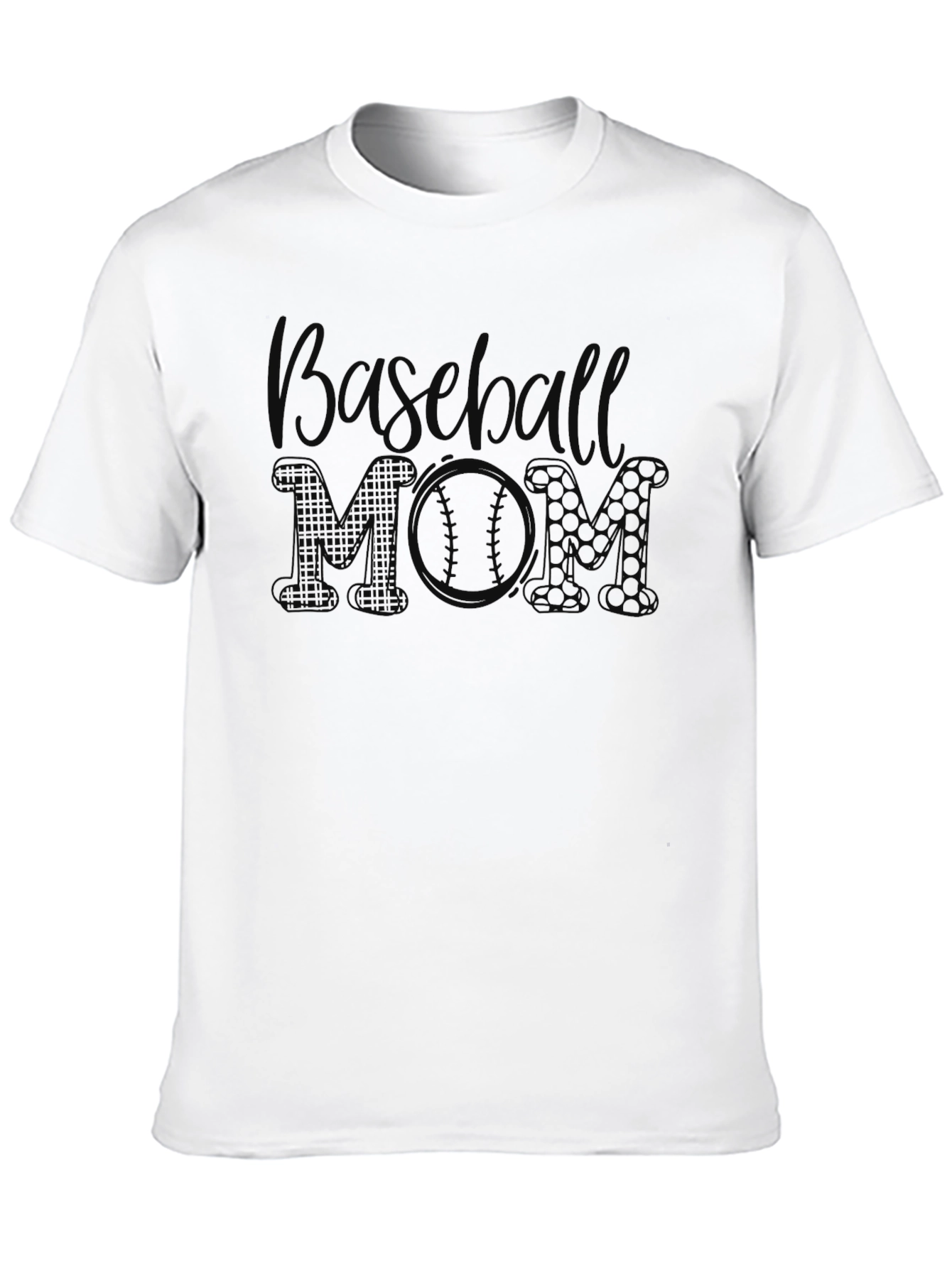 Baseball MOM Graphic T-Shirt