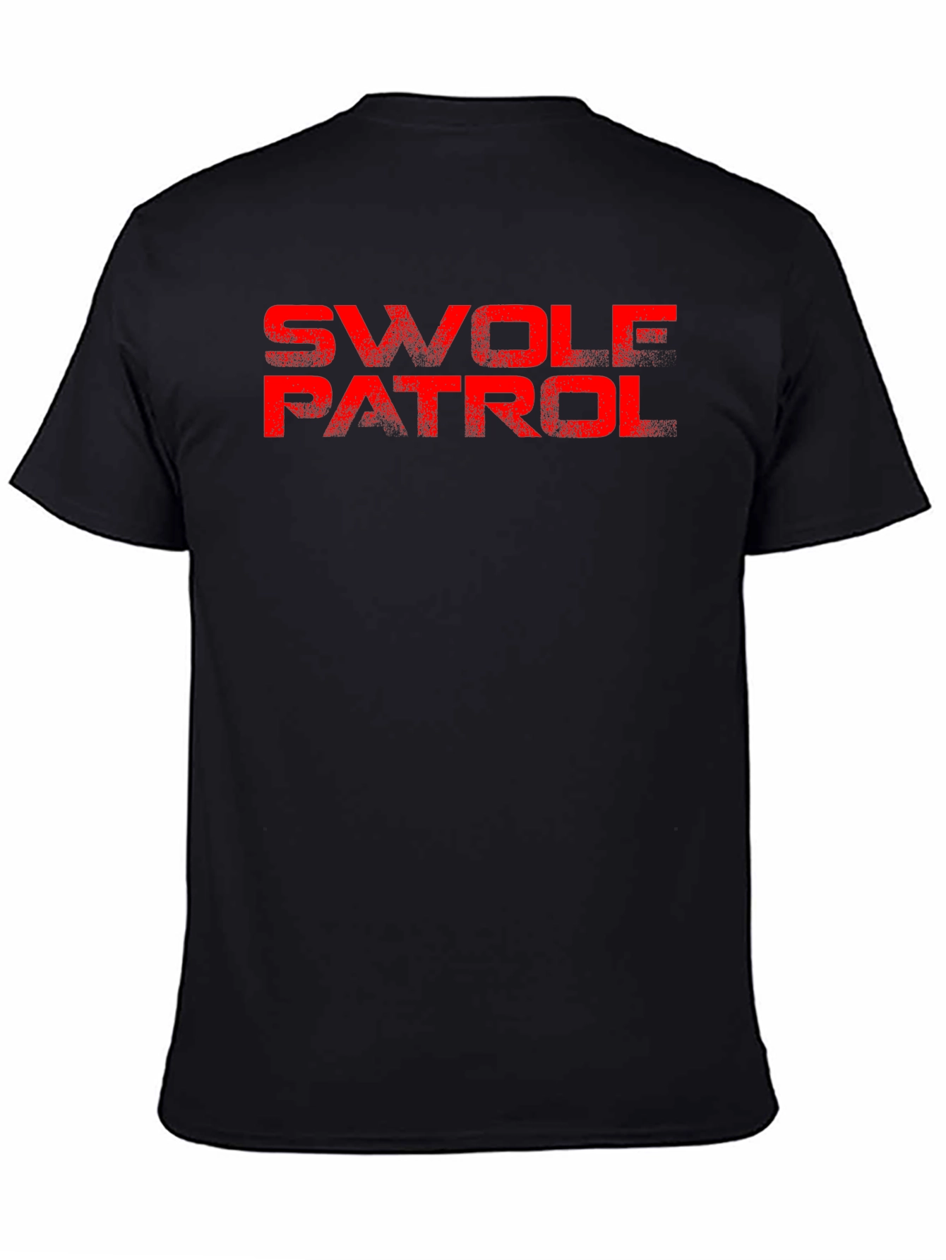 Swole Patrol Graphic T-Shirt - Black