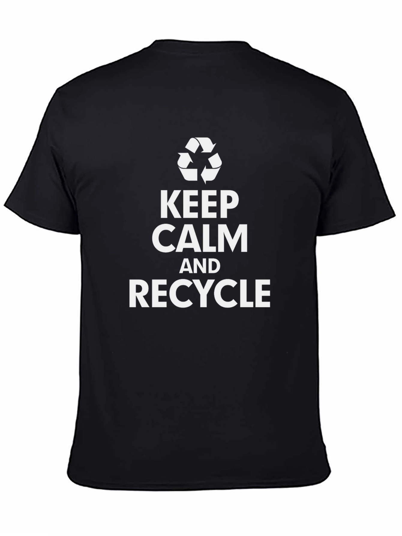 Keep Calm and Recycle T-Shirt - Eco-Friendly Tee