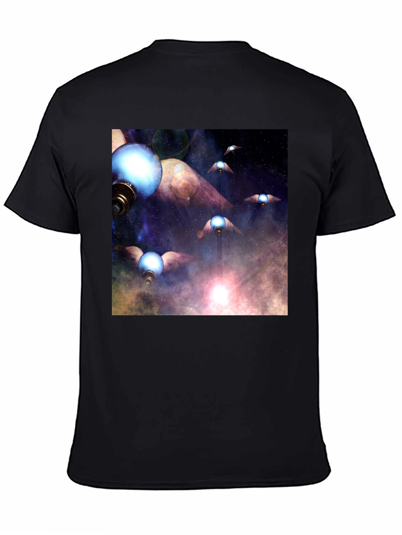 Galaxy Flying Bulbs T-Shirt