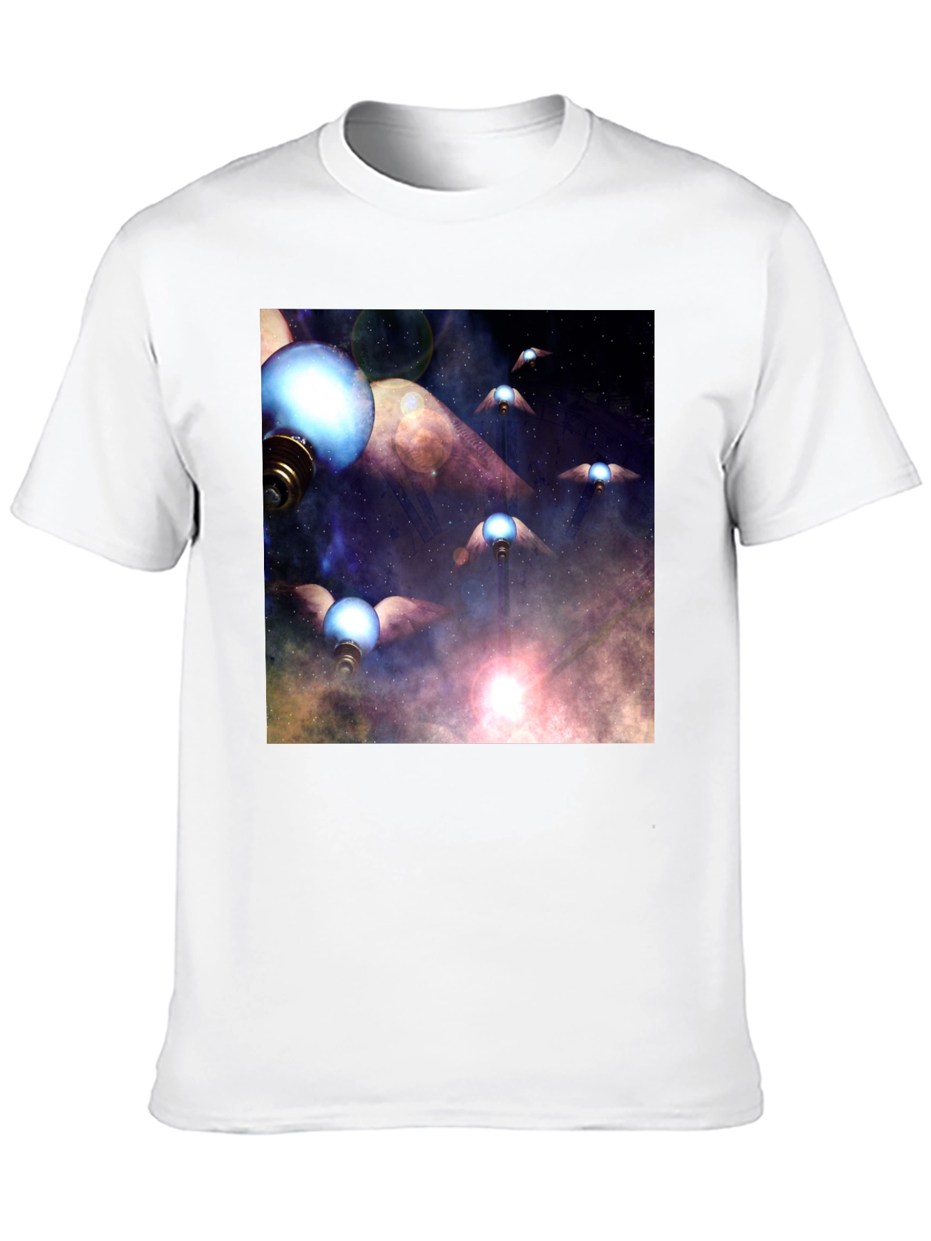 Galaxy Flying Bulbs T-Shirt