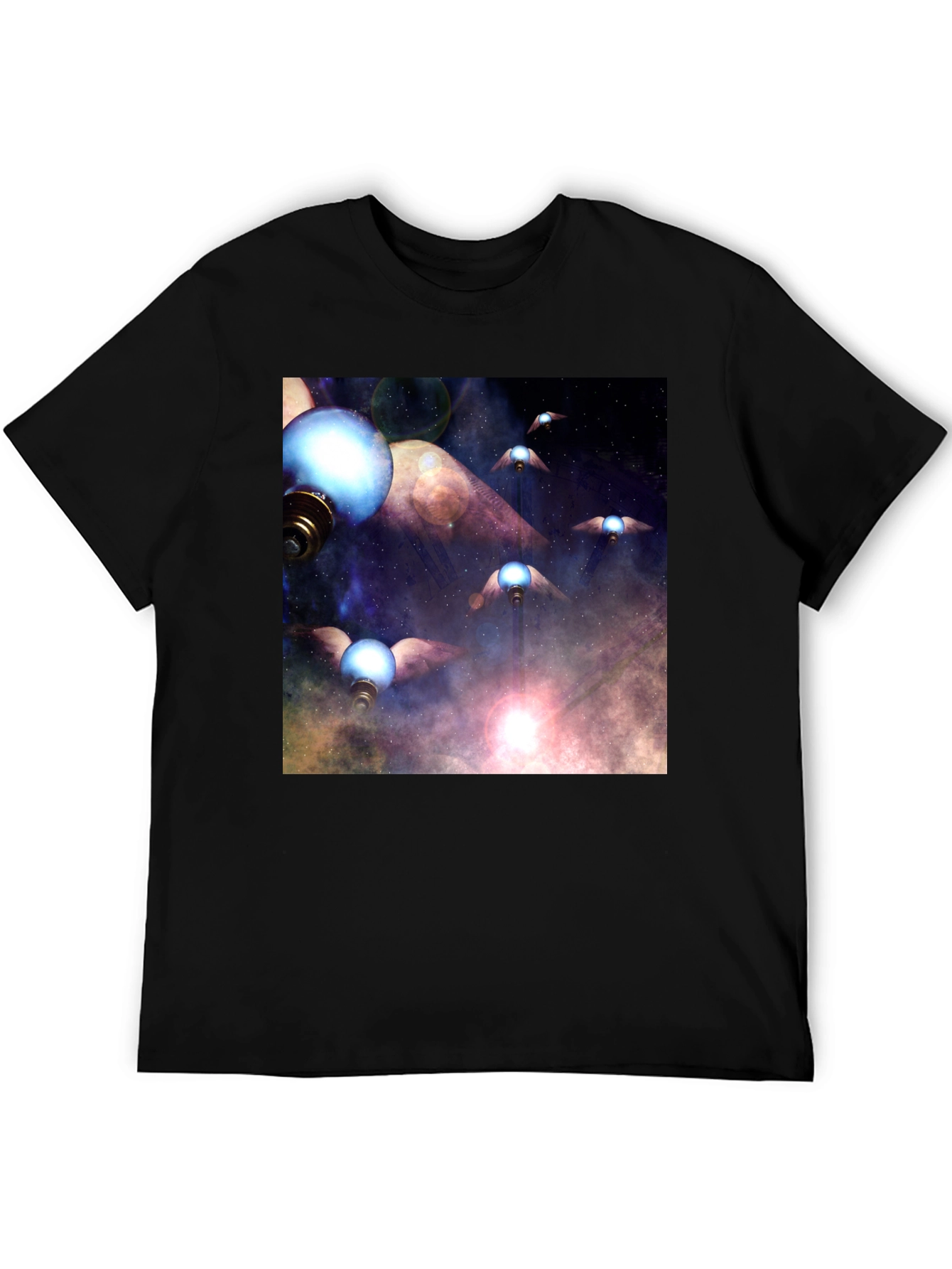 Galaxy Flying Bulbs T-Shirt
