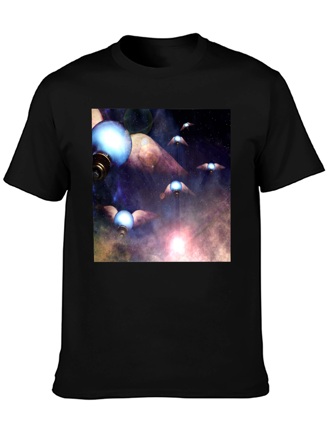 Galaxy Flying Bulbs T-Shirt