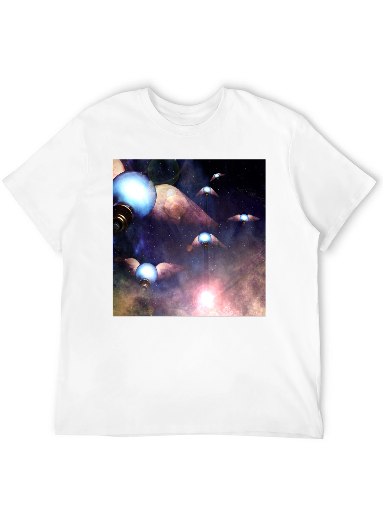Galaxy Flying Bulbs T-Shirt