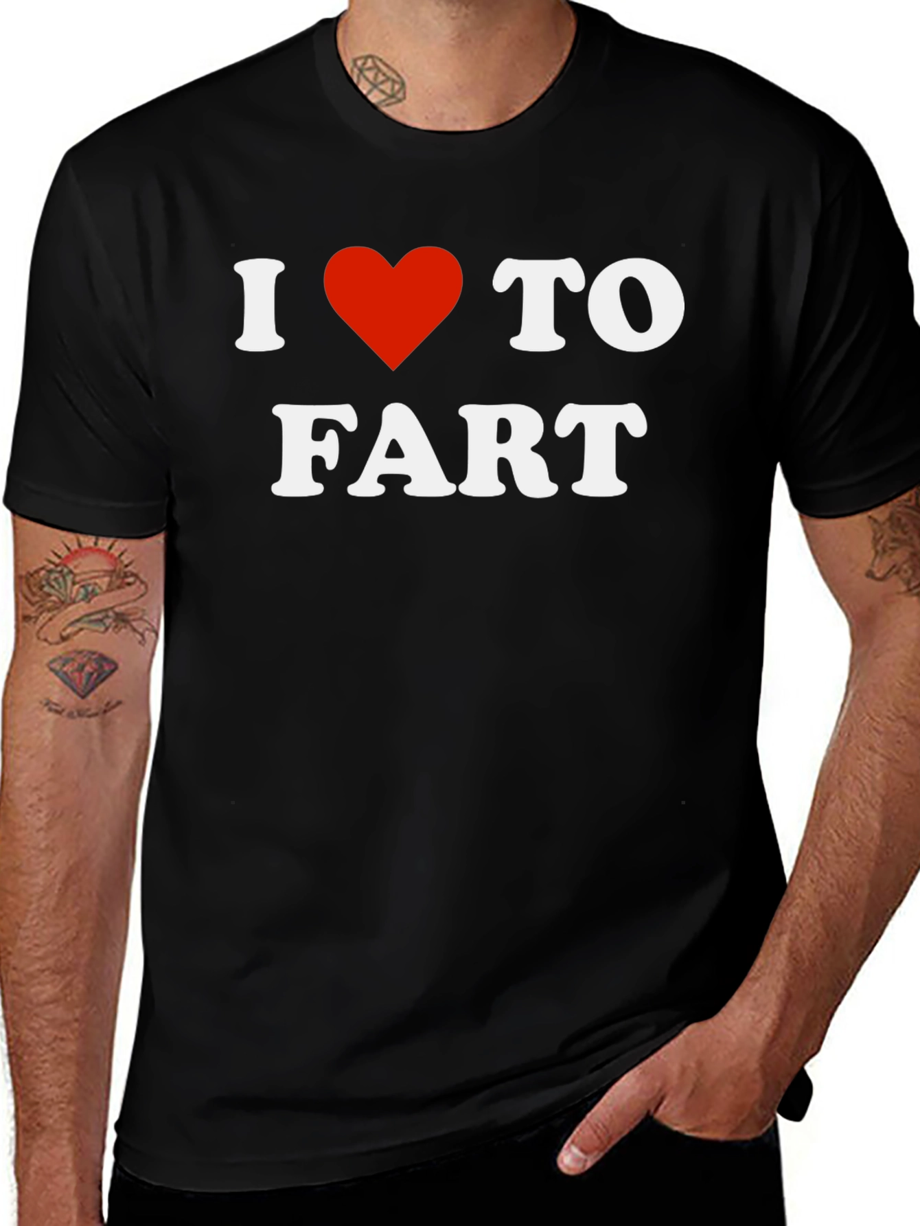 I Heart To Fart Funny Novelty T-Shirt