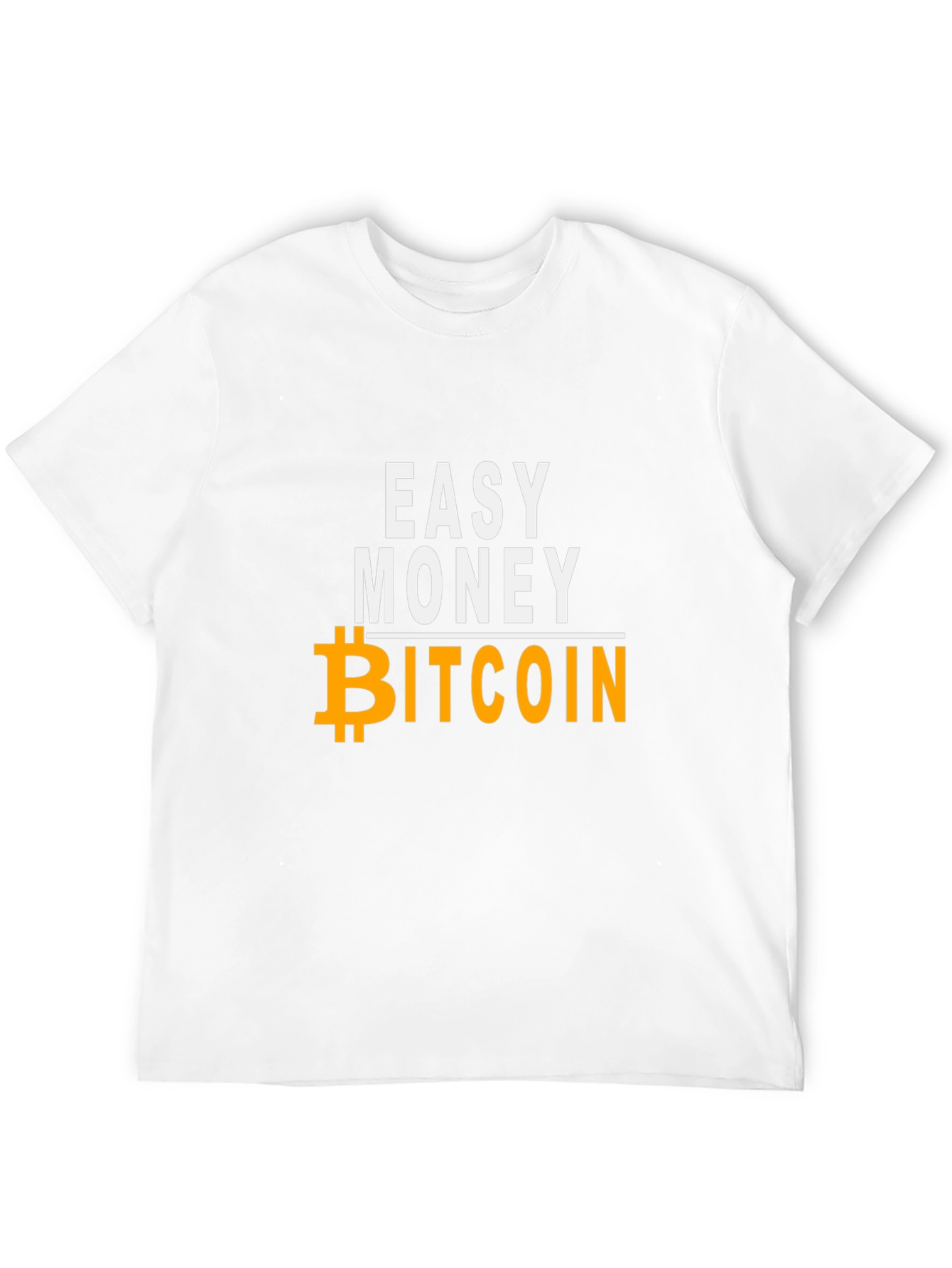 Easy Money Bitcoin Black Graphic Tee