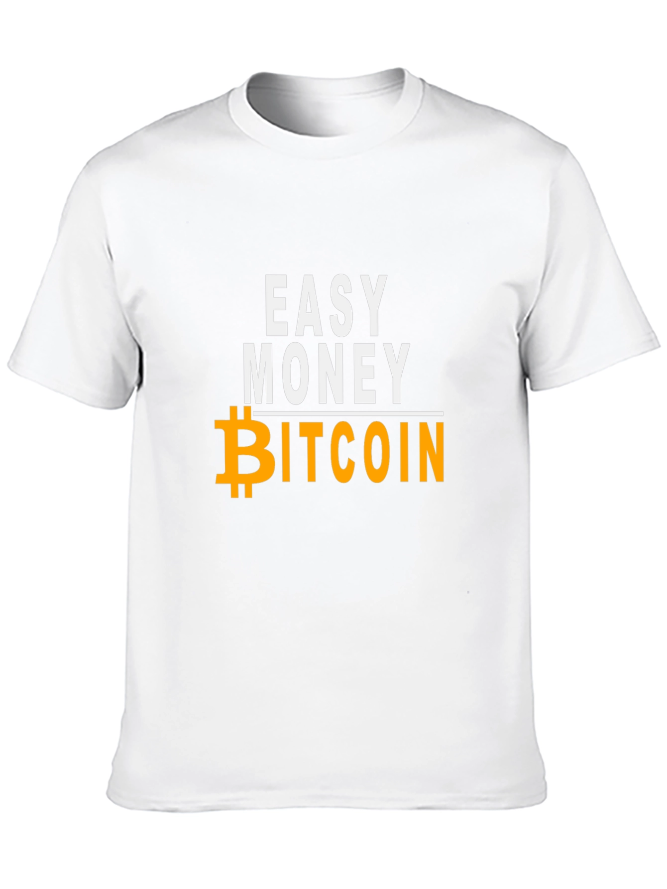 Easy Money Bitcoin Black Graphic Tee