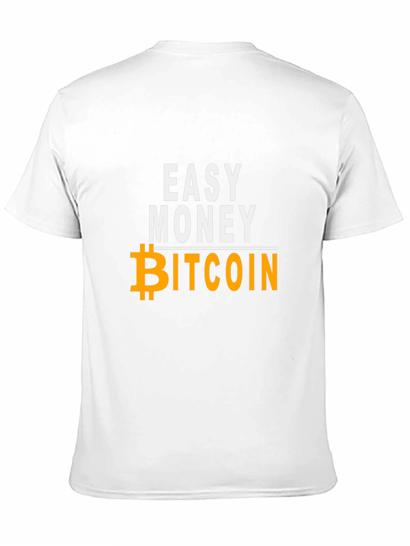 Easy Money Bitcoin Black Graphic Tee