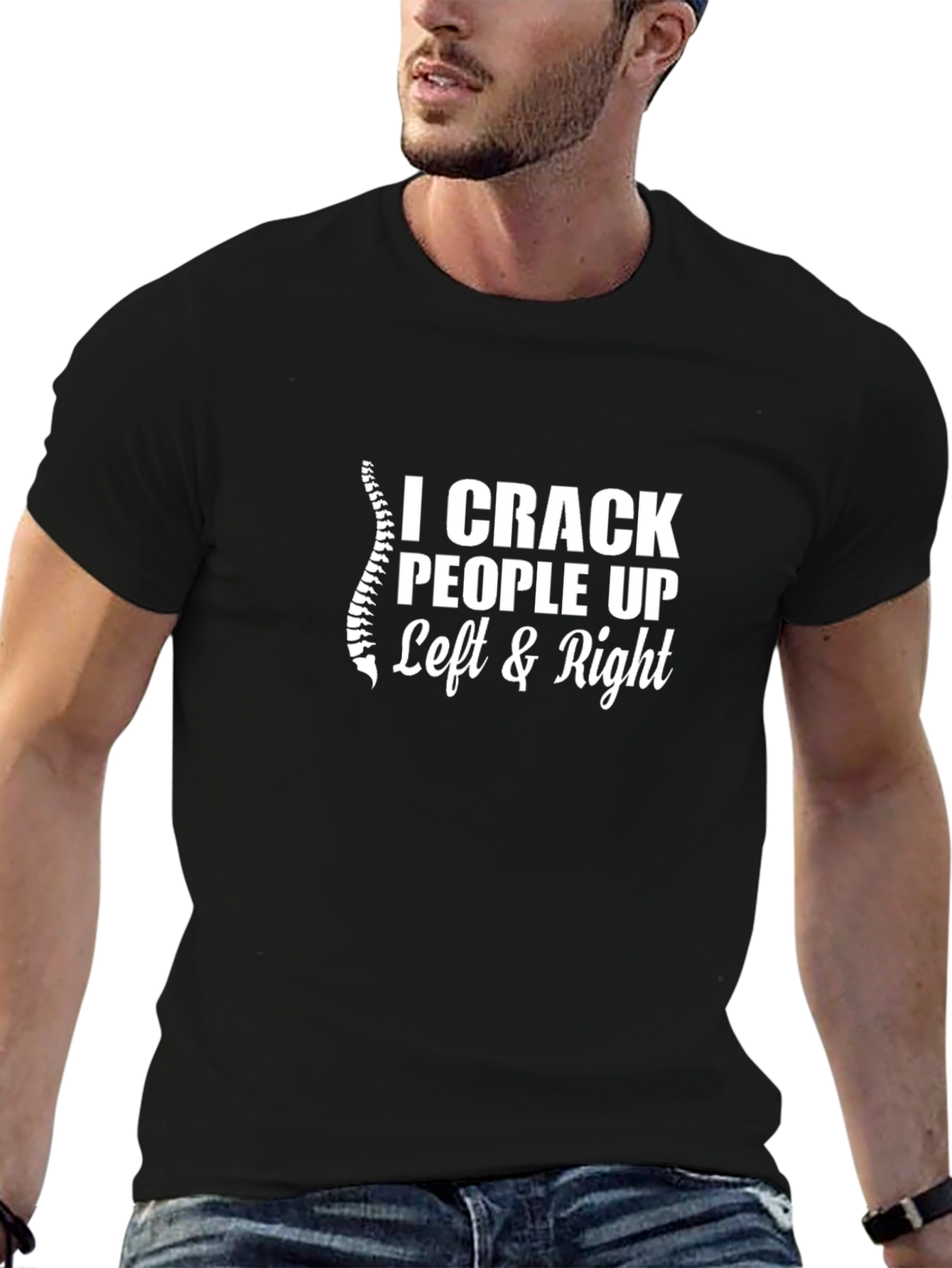 I Crack People Up Chiropractor T-Shirt