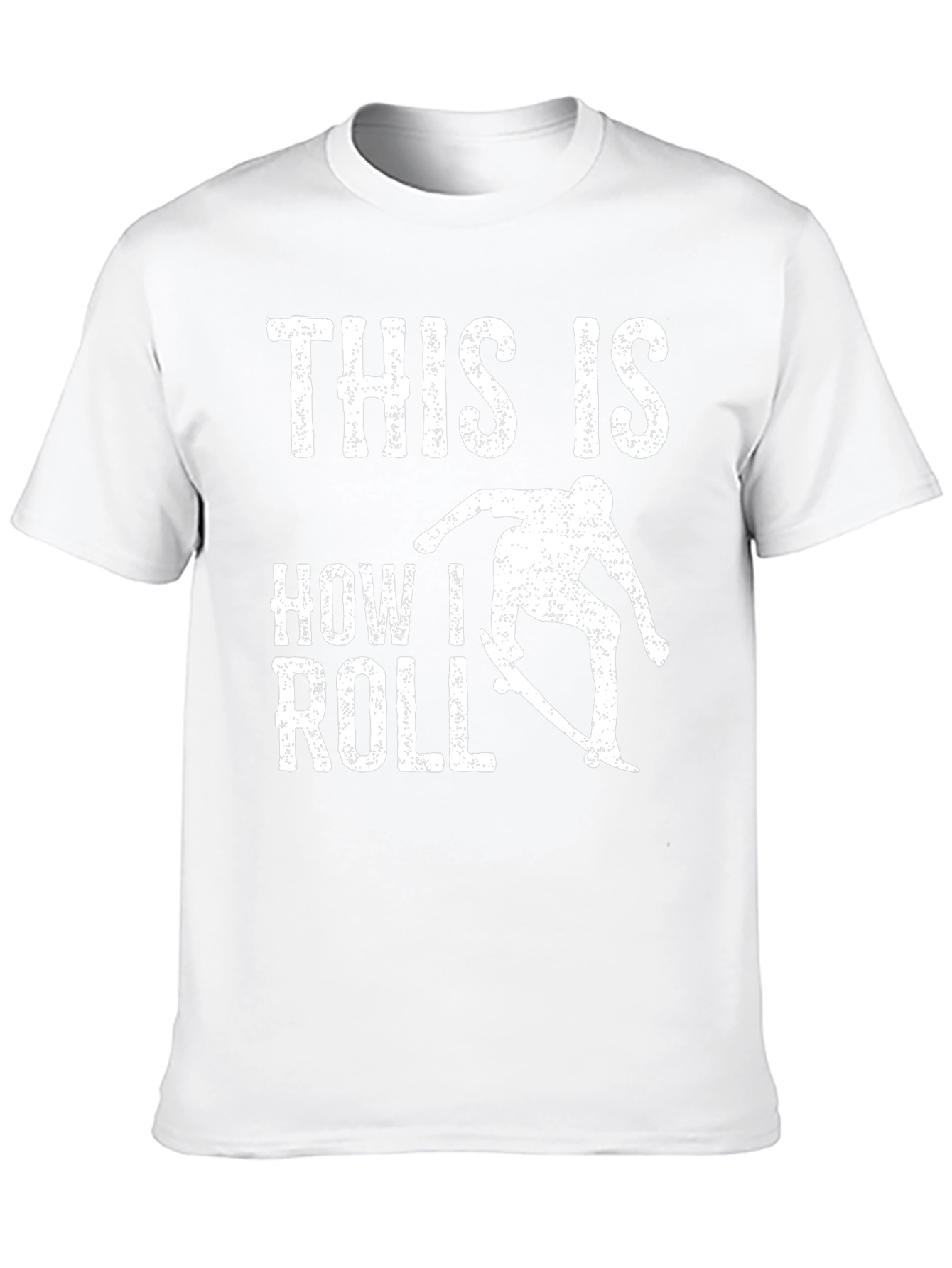 This Is How I Roll Skateboarder Graphic T-Shirt