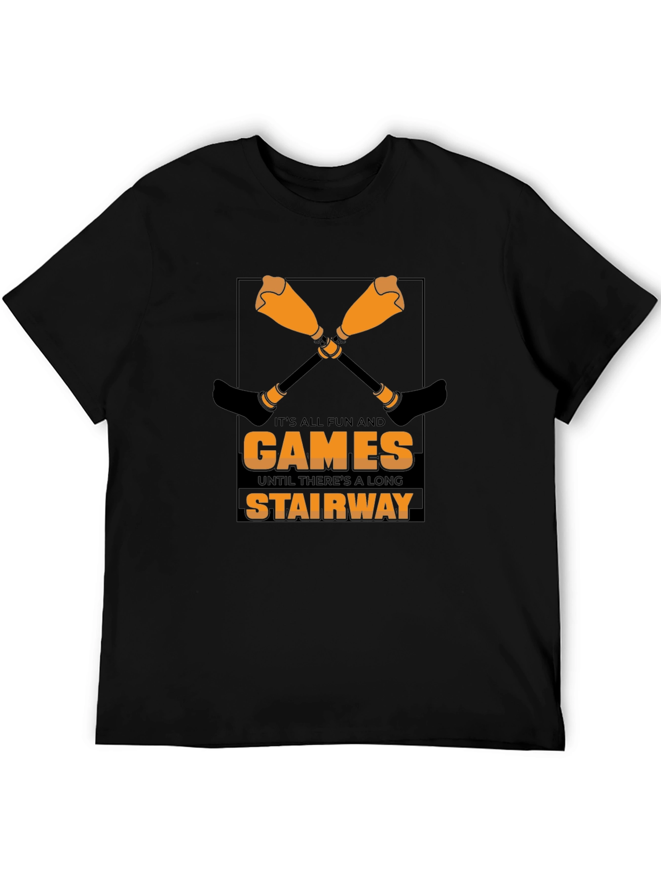 Funny Stairway T-Shirt - Games Humor Tee