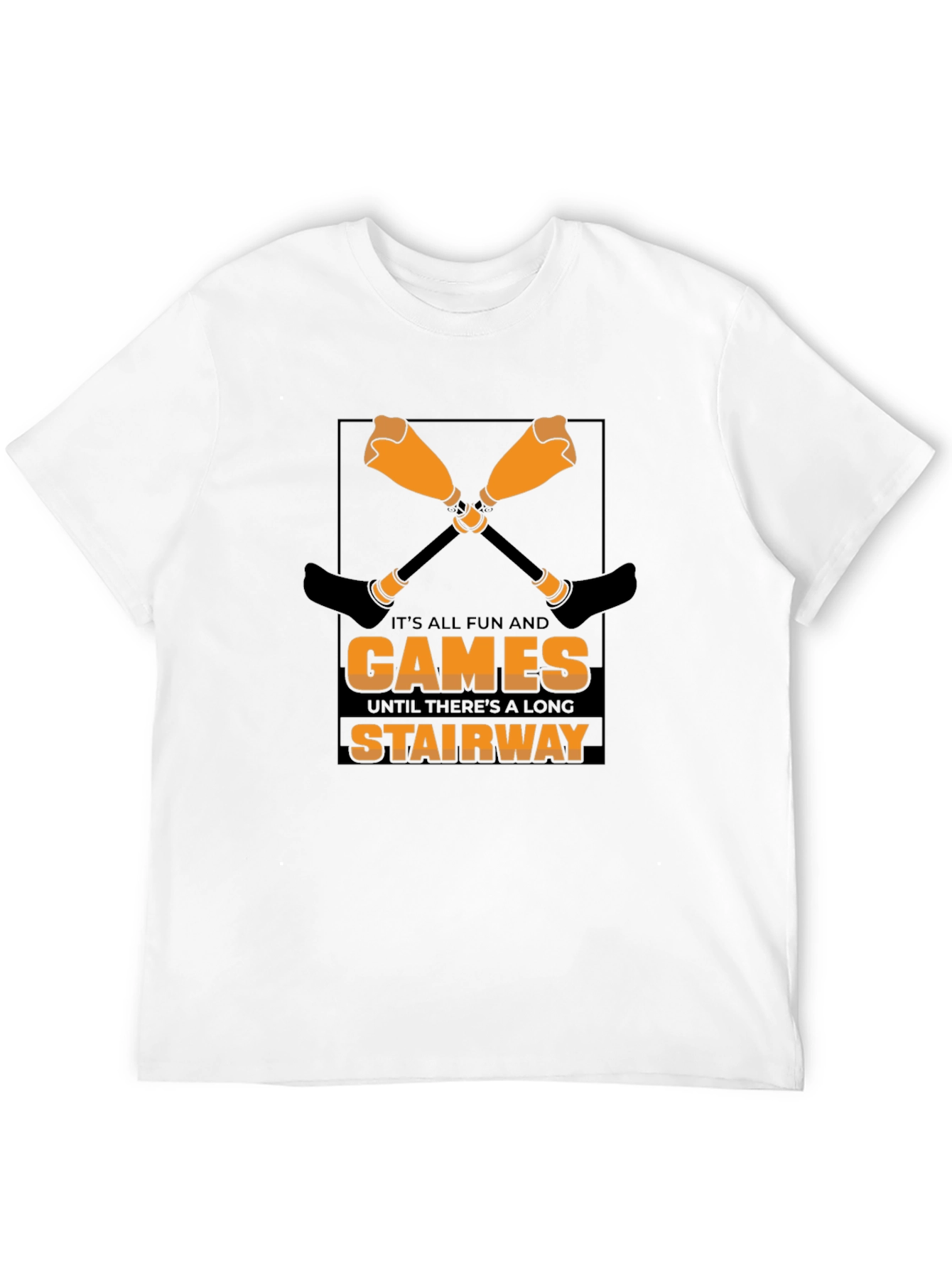 Funny Stairway T-Shirt - Games Humor Tee