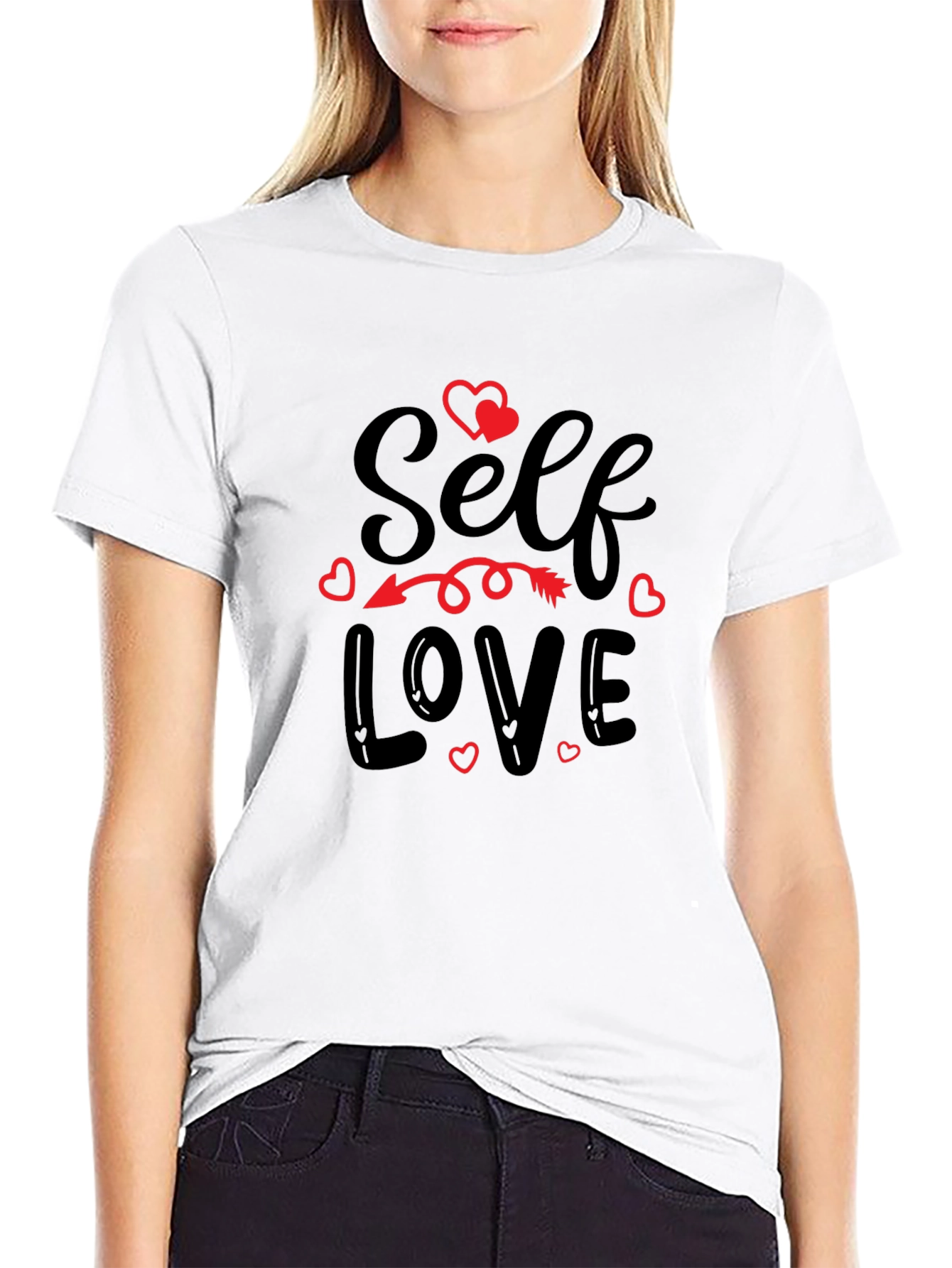 Self Love Graphic Tee - Black