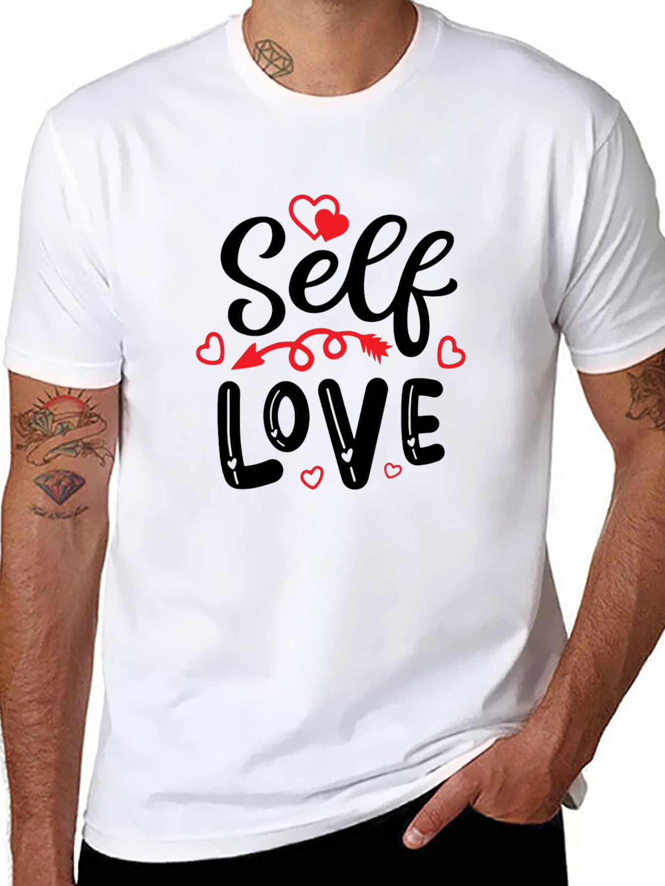 Self Love Graphic Tee - Black