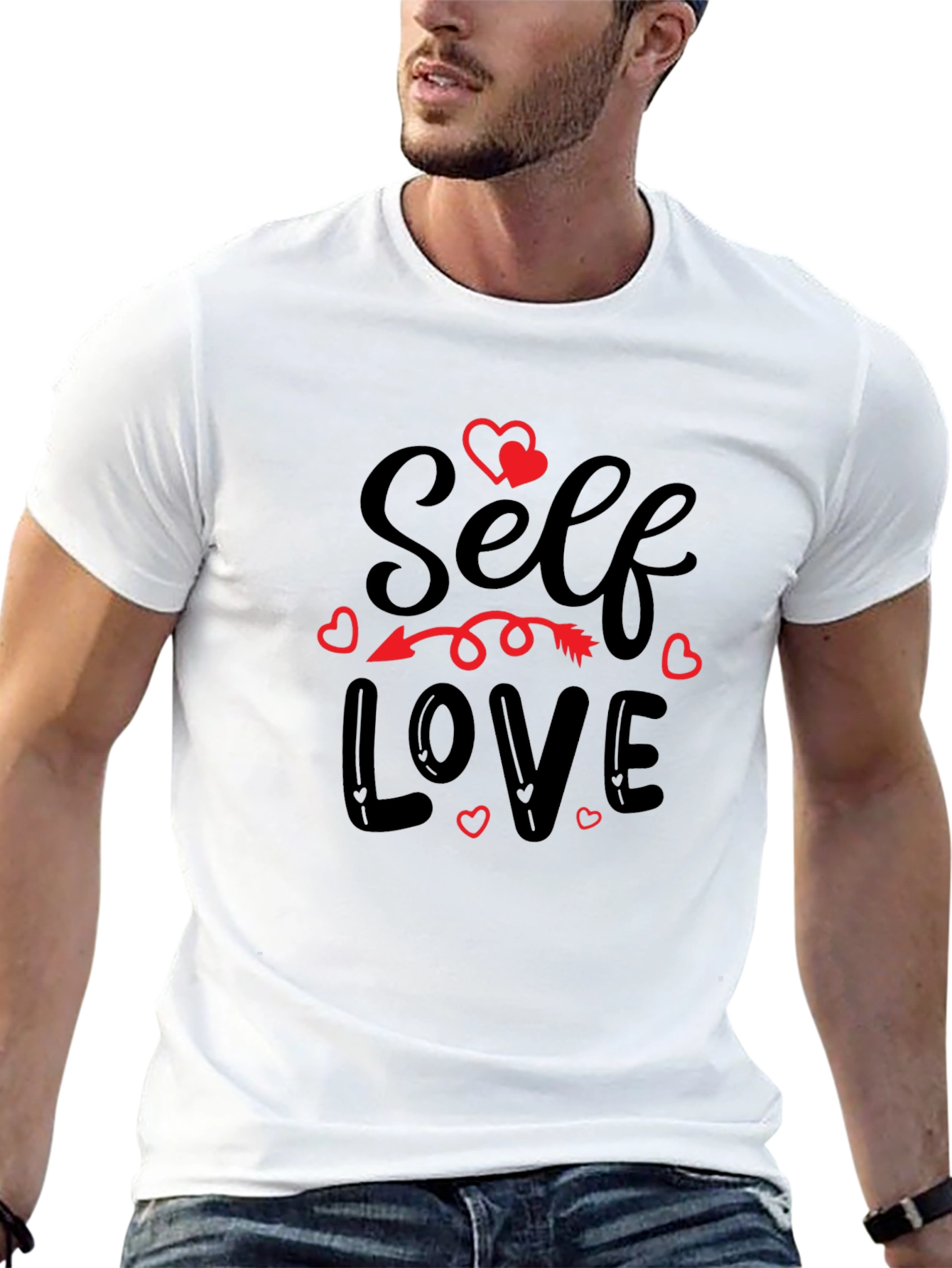 Self Love Graphic Tee - Black