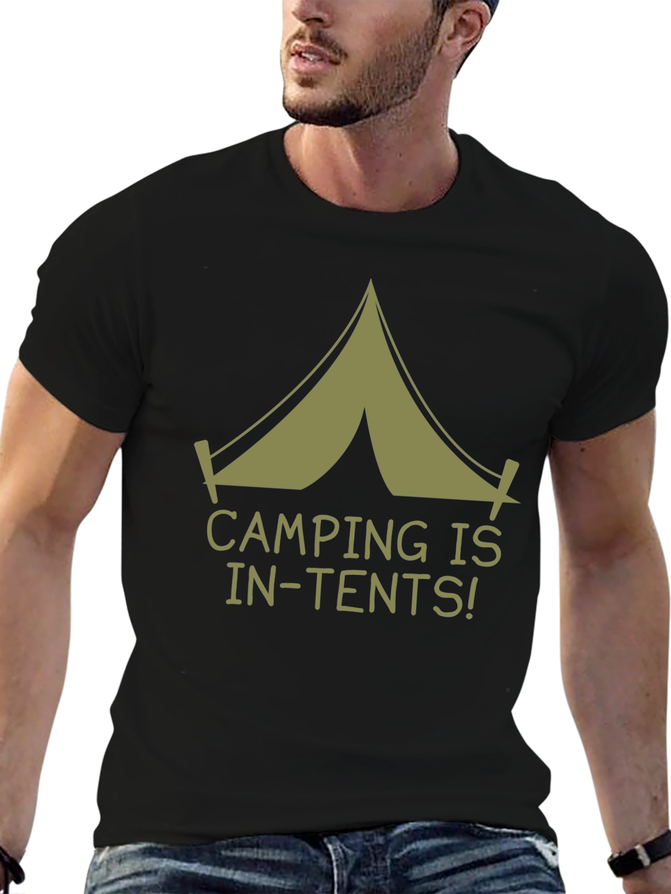 Camping Is In-Tents! Graphic Tee