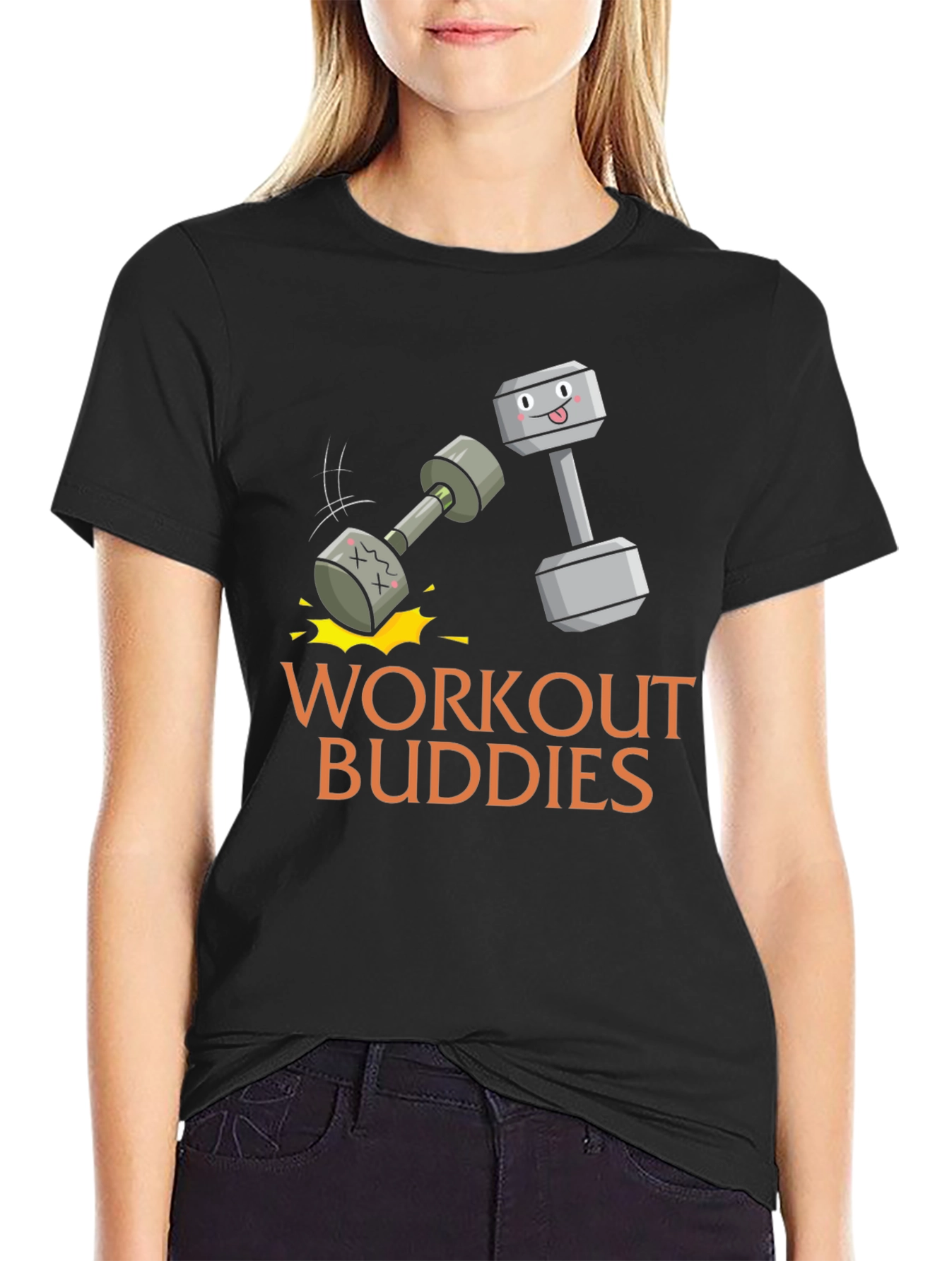 Workout Buddies Graphic T-Shirt