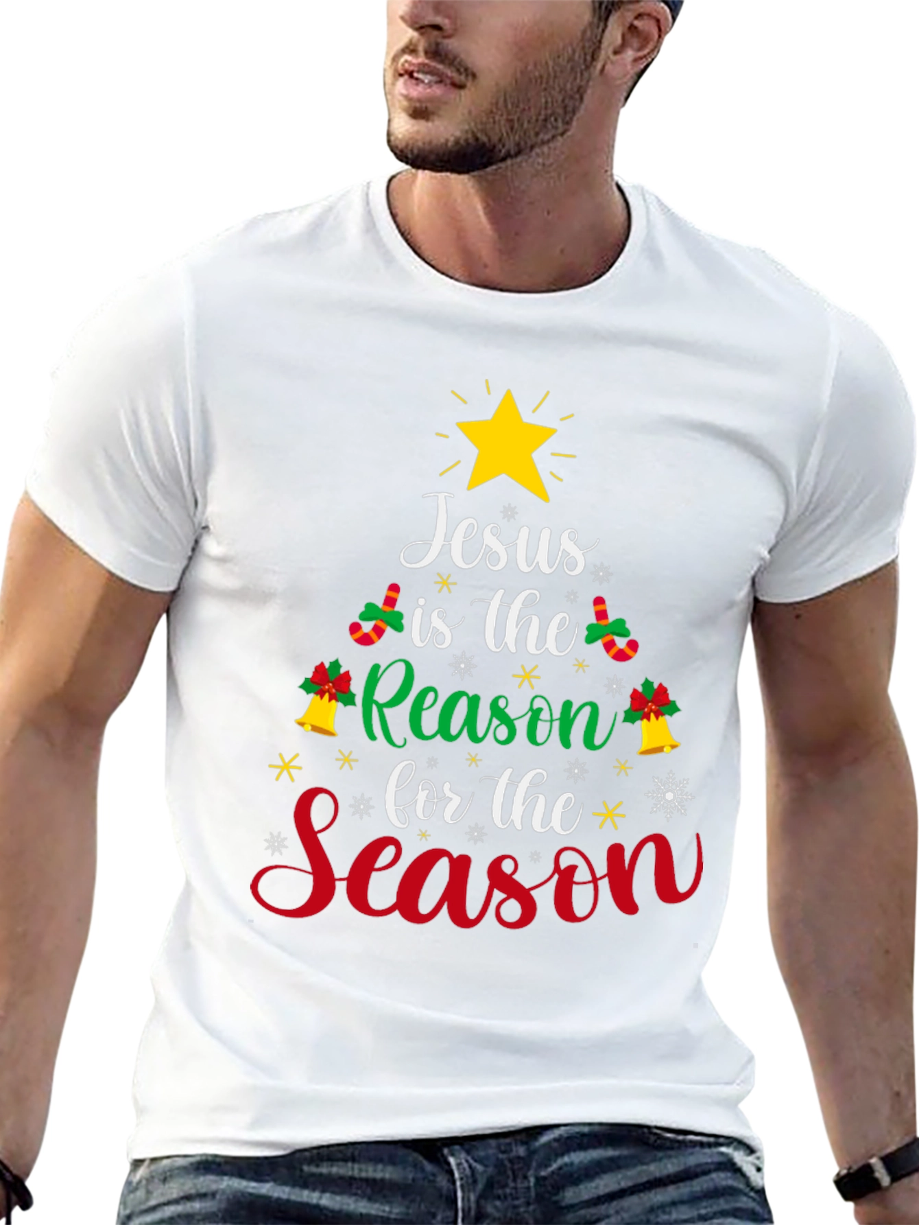 Jesus is the Reason T-Shirt - Christmas Holiday Tee