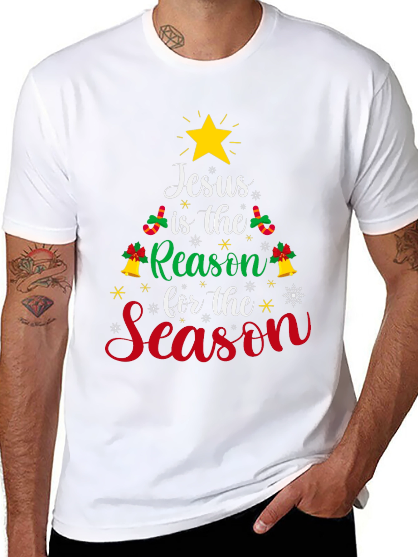 Jesus is the Reason T-Shirt - Christmas Holiday Tee