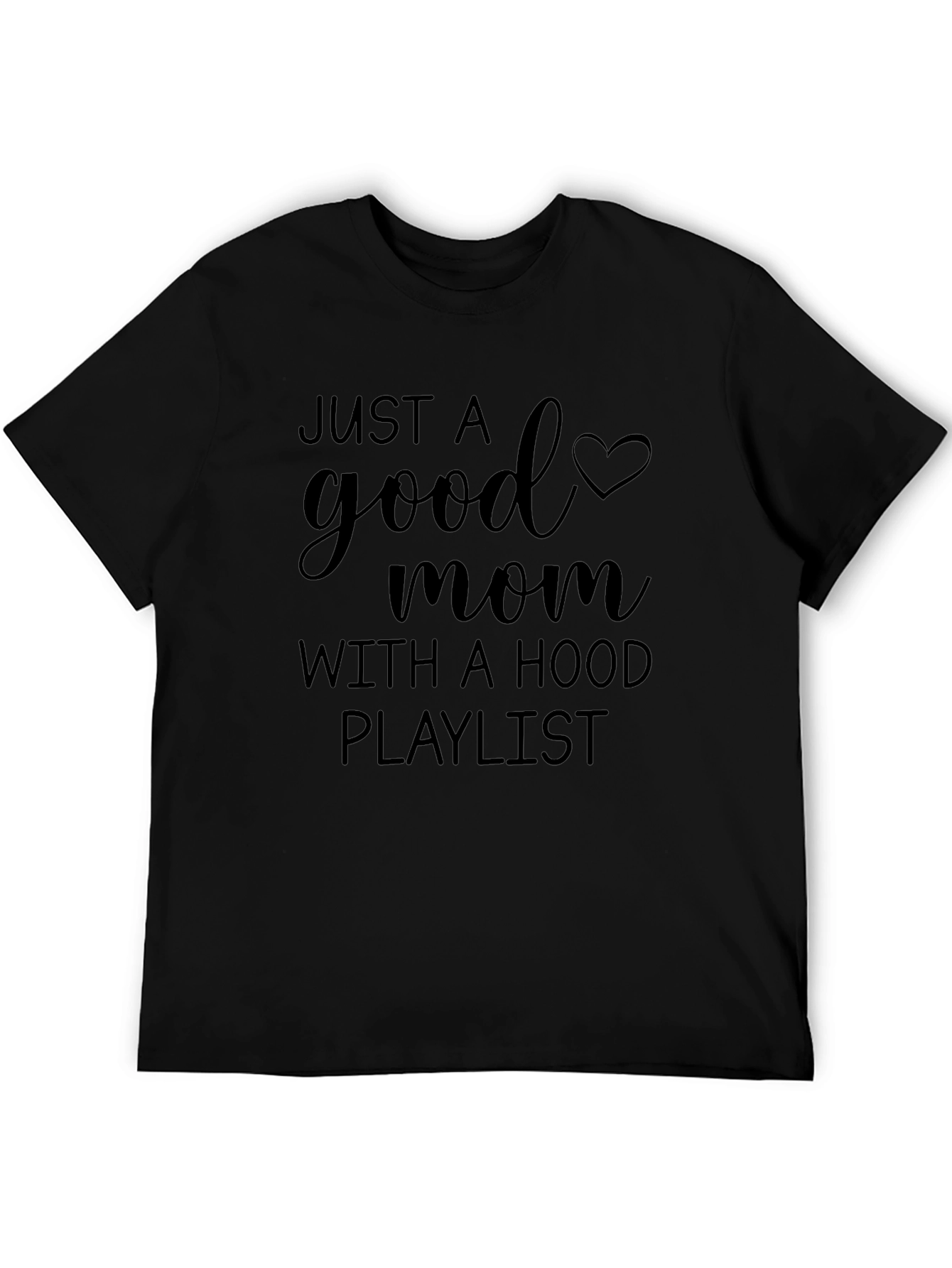 Good Mom Hood Playlist Tee
