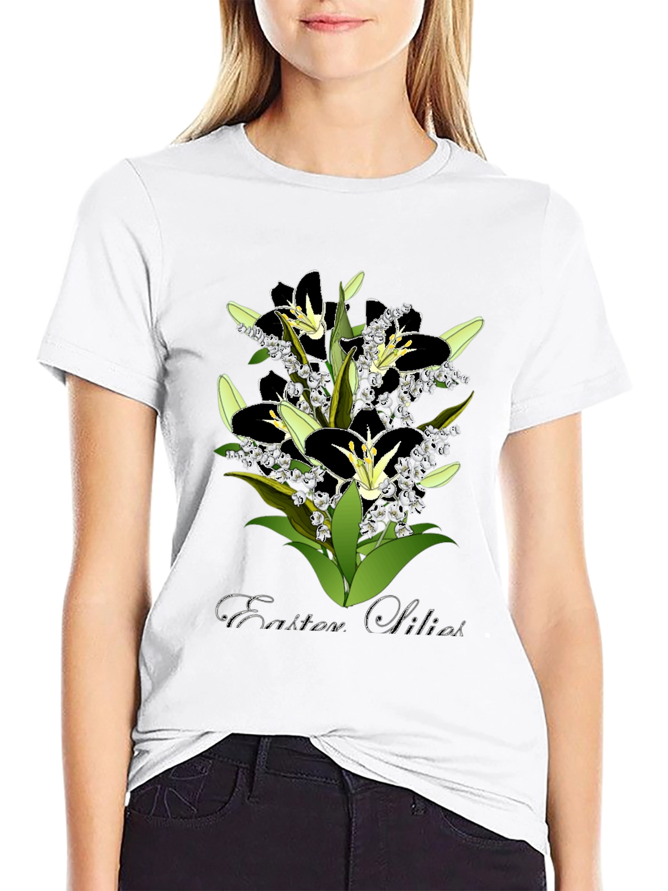 Easter Lilies Graphic T-Shirt