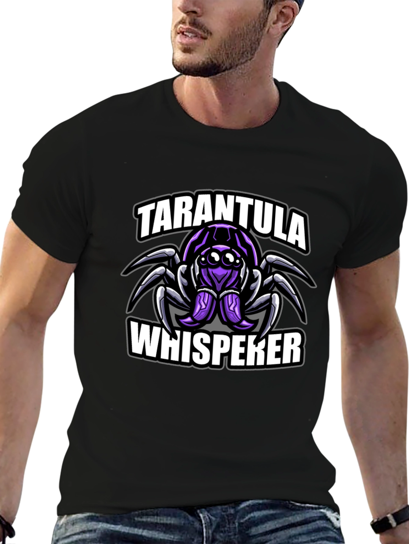 Tarantula Whisperer Graphic T-Shirt - Black