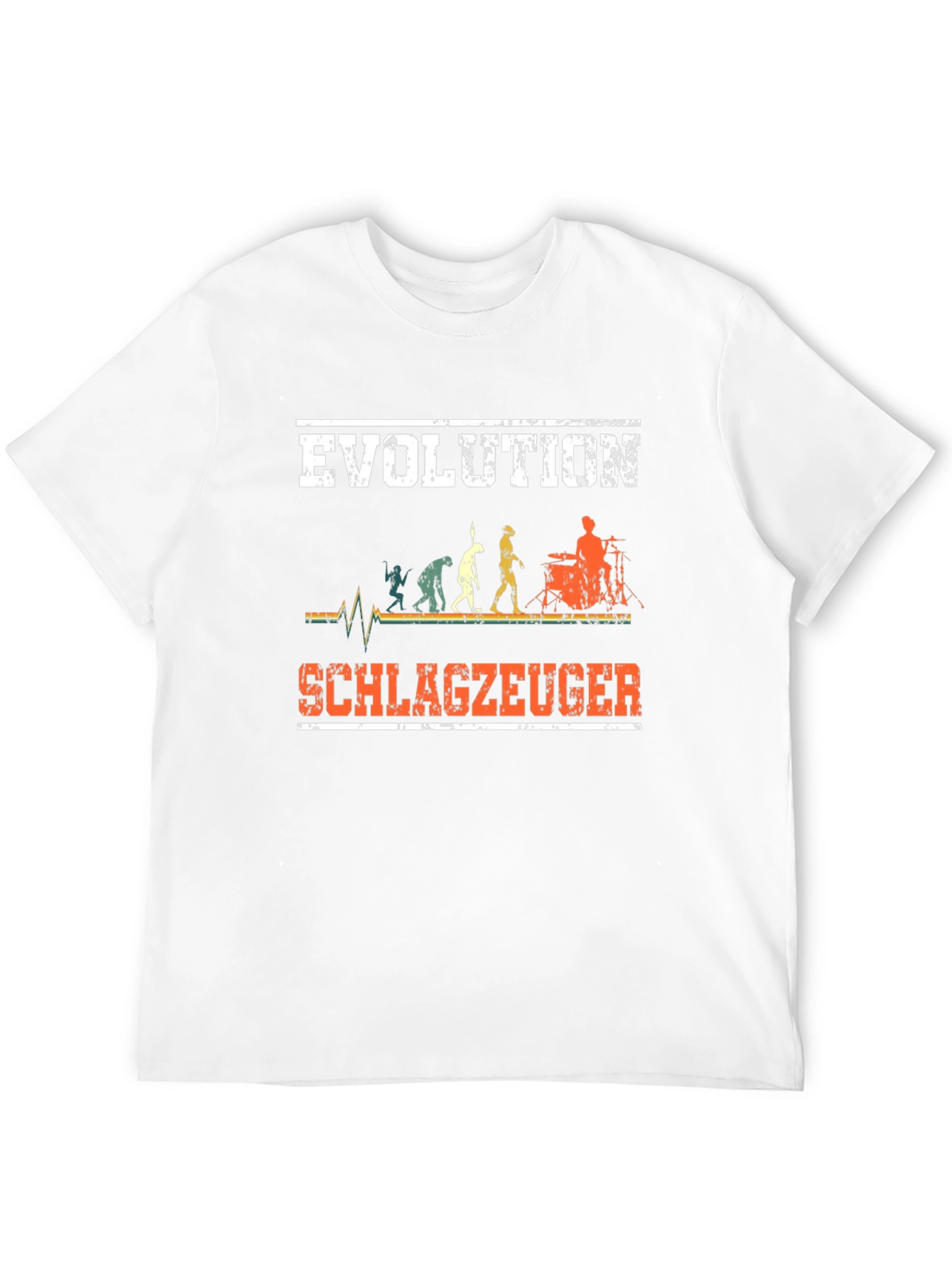 Evolution Drummer T-Shirt Musician Schlagzeuger