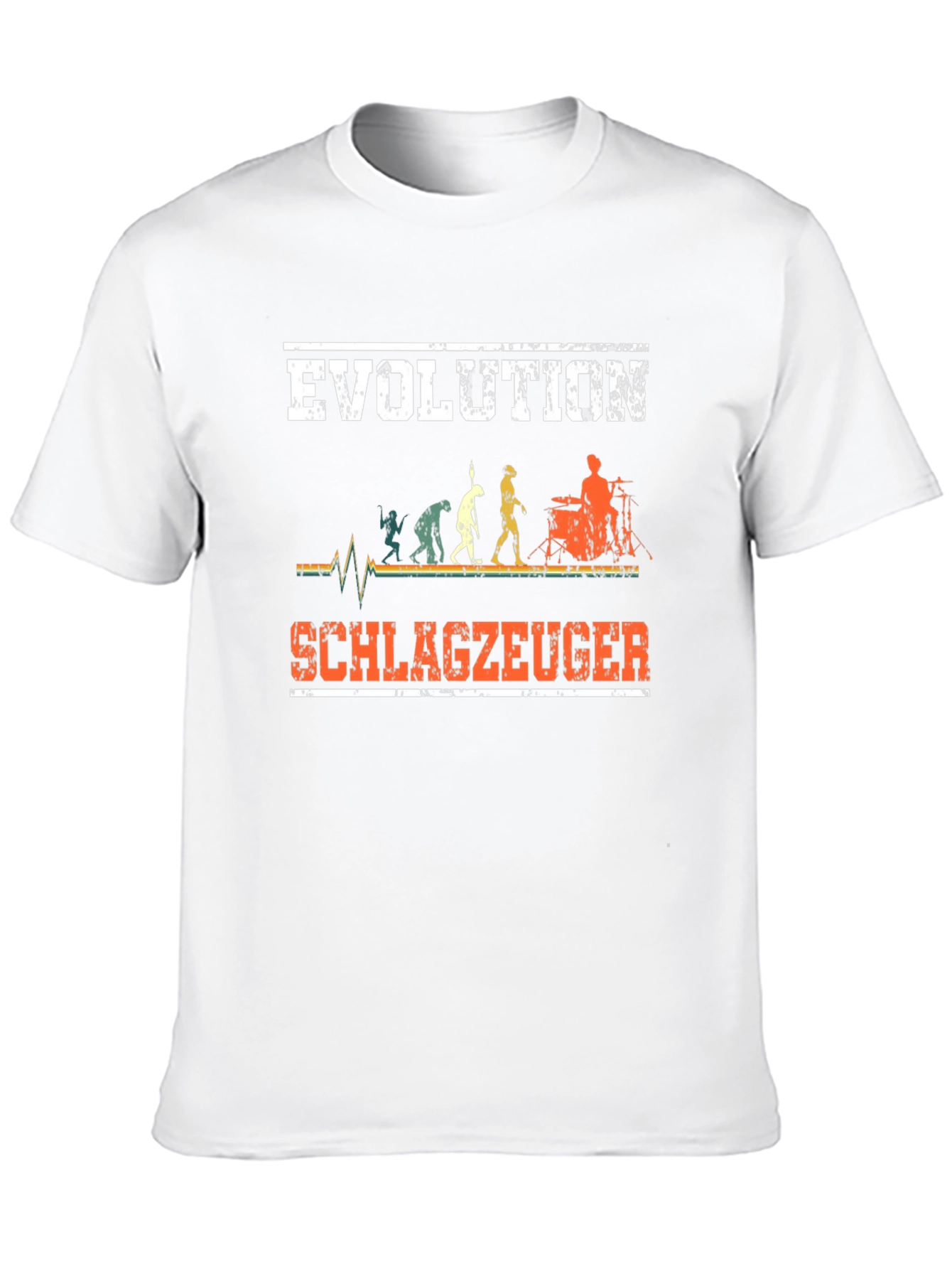 Evolution Drummer T-Shirt Musician Schlagzeuger