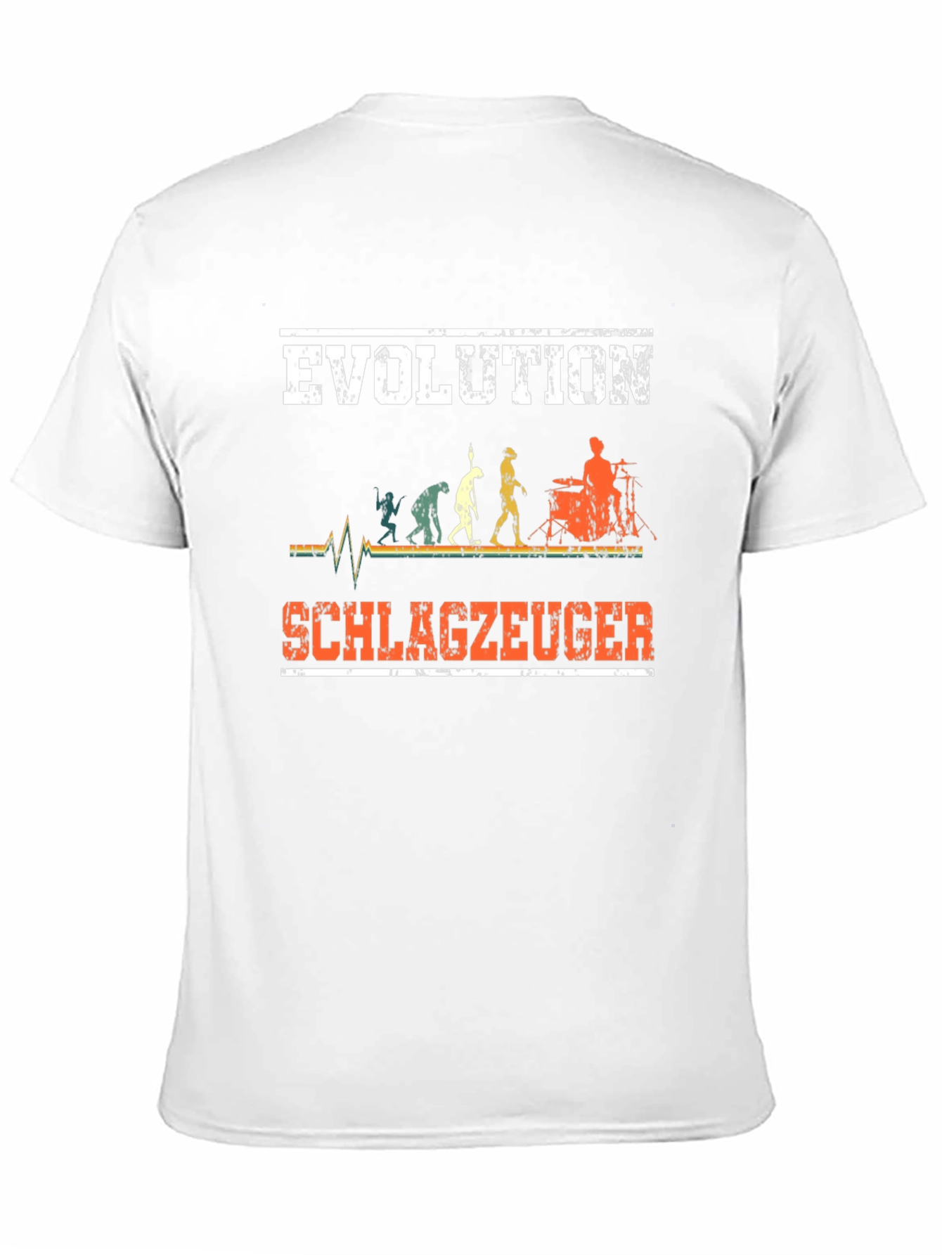 Evolution Drummer T-Shirt Musician Schlagzeuger