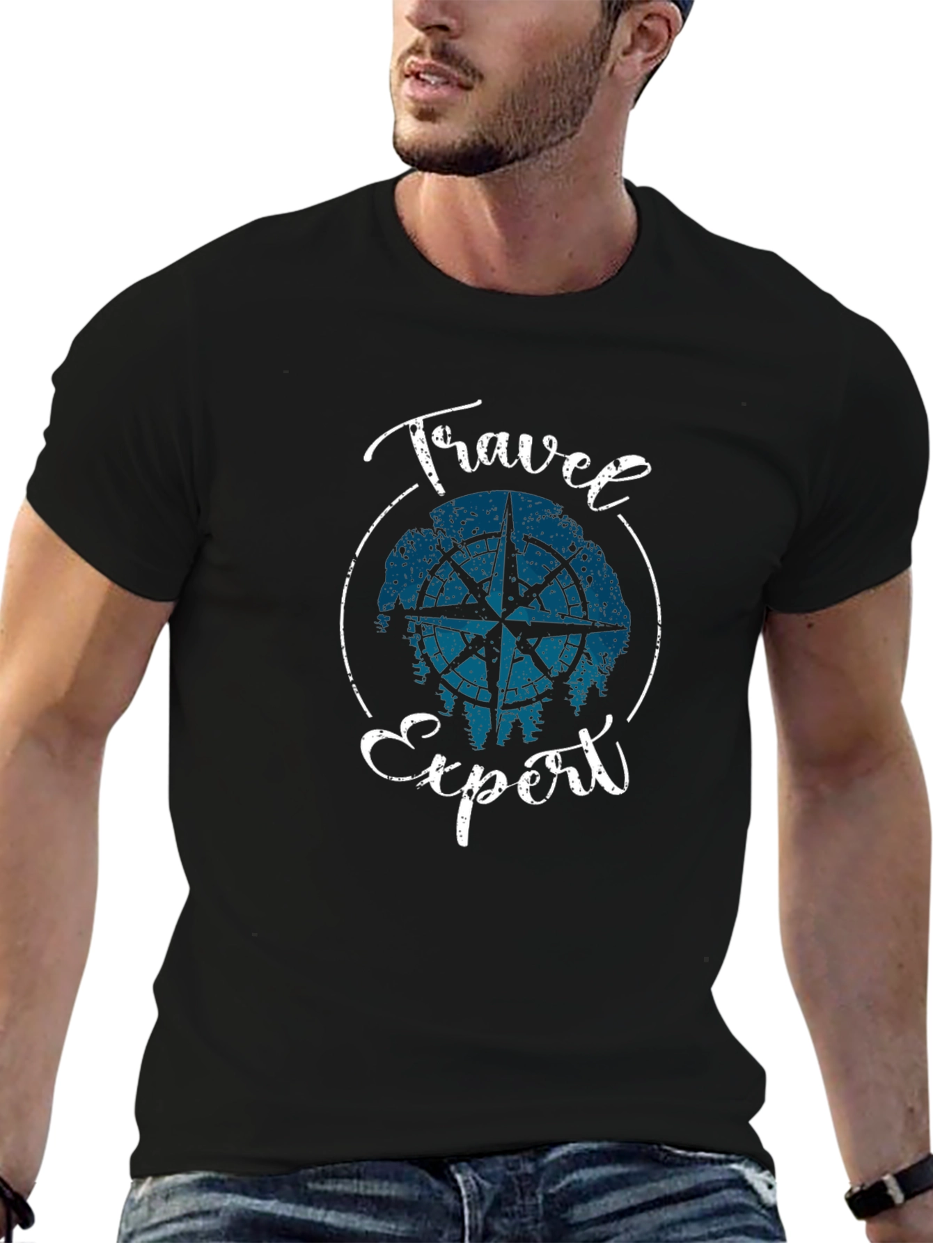 Travel Expert Graphic Tee - Black