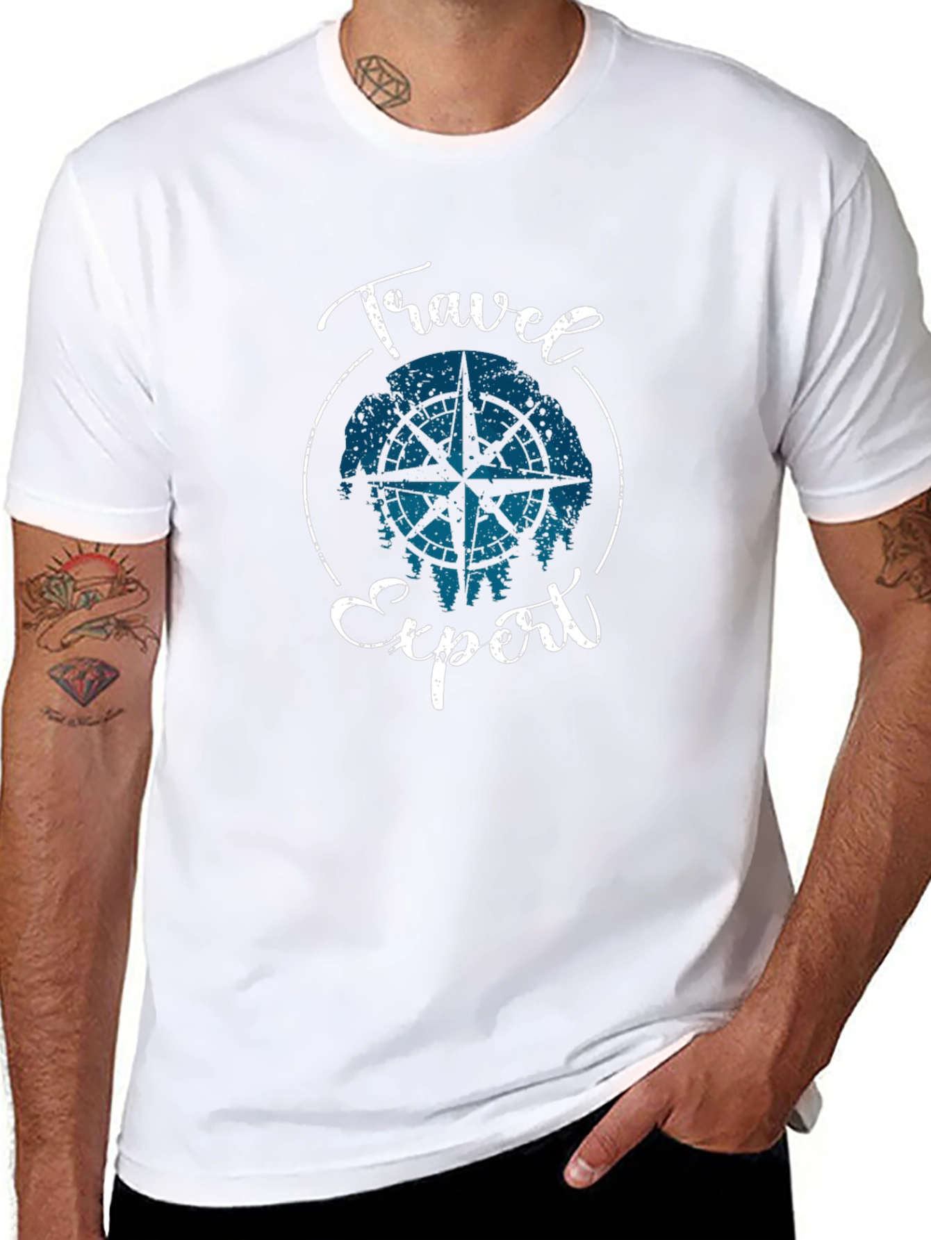 Travel Expert Graphic Tee - Black