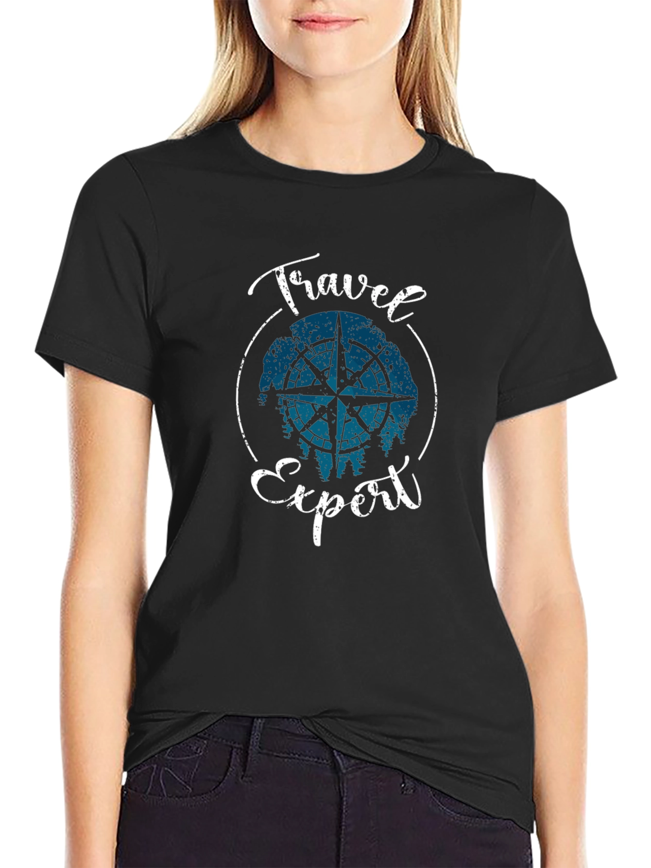 Travel Expert Graphic Tee - Black