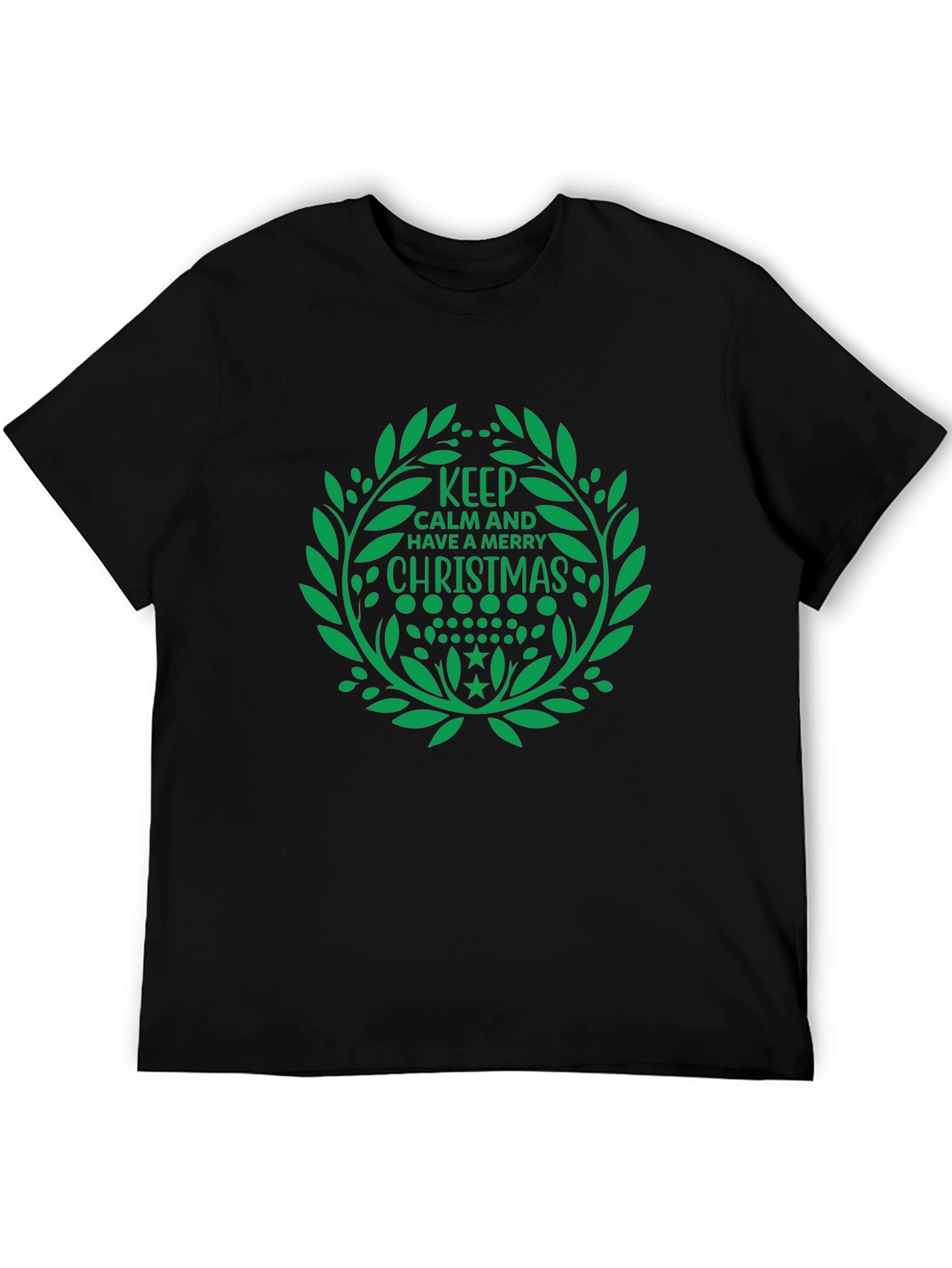 Keep Calm Merry Christmas Graphic Tee