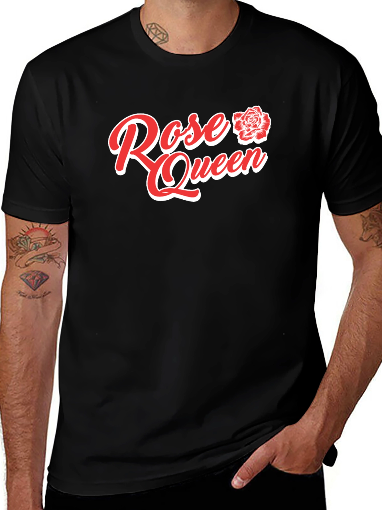 Rose Queen Black T-Shirt