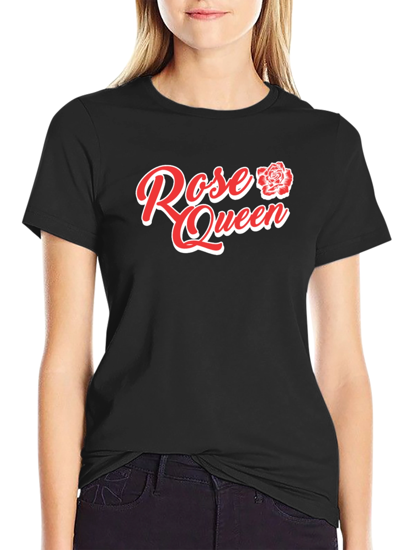 Rose Queen Black T-Shirt