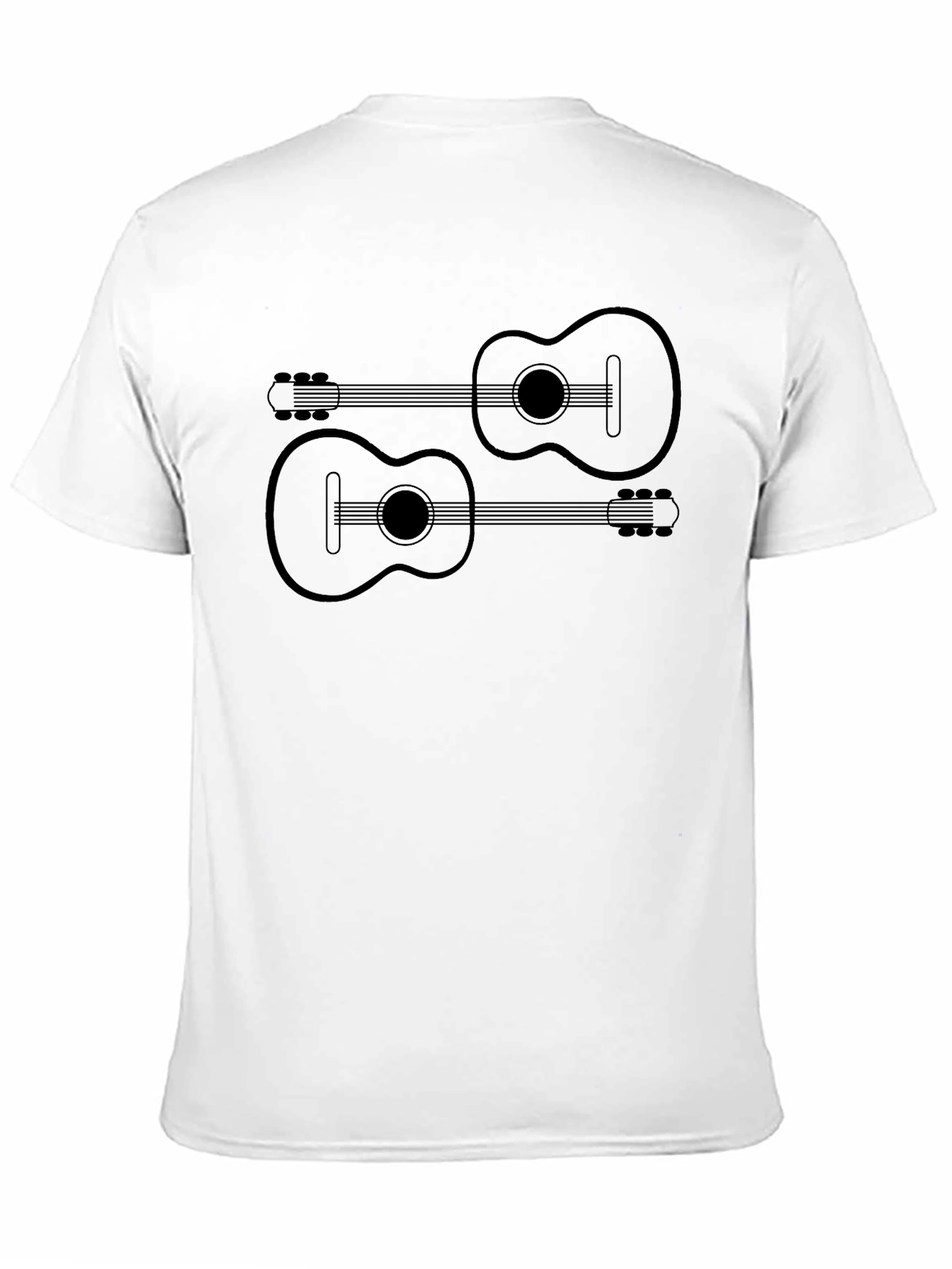 Guitar Graphic Tee - Mens Black T-Shirt