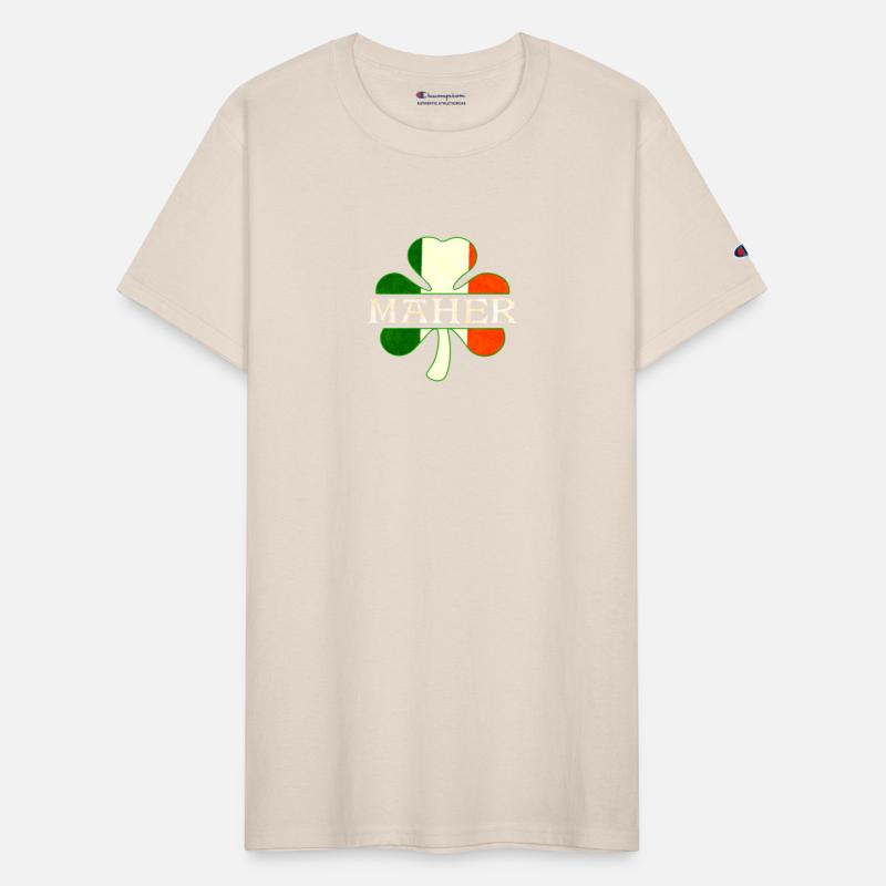 Maher Irish Surname Ireland Flag Shamrock