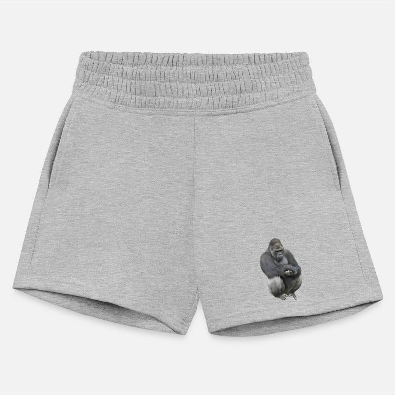 Majestic Gorilla Silhouette Design