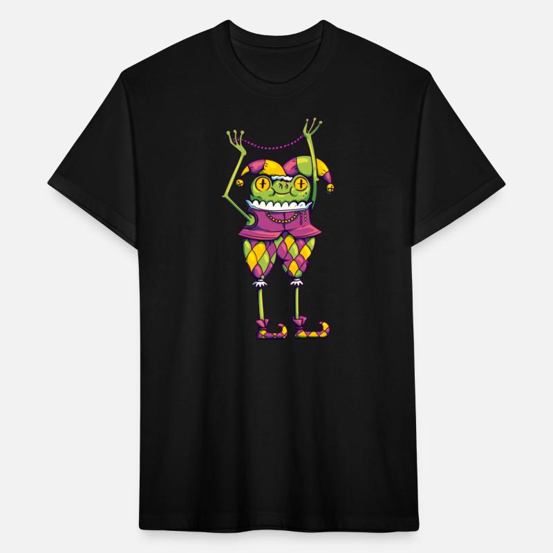 Mardi Gras Jester Frog