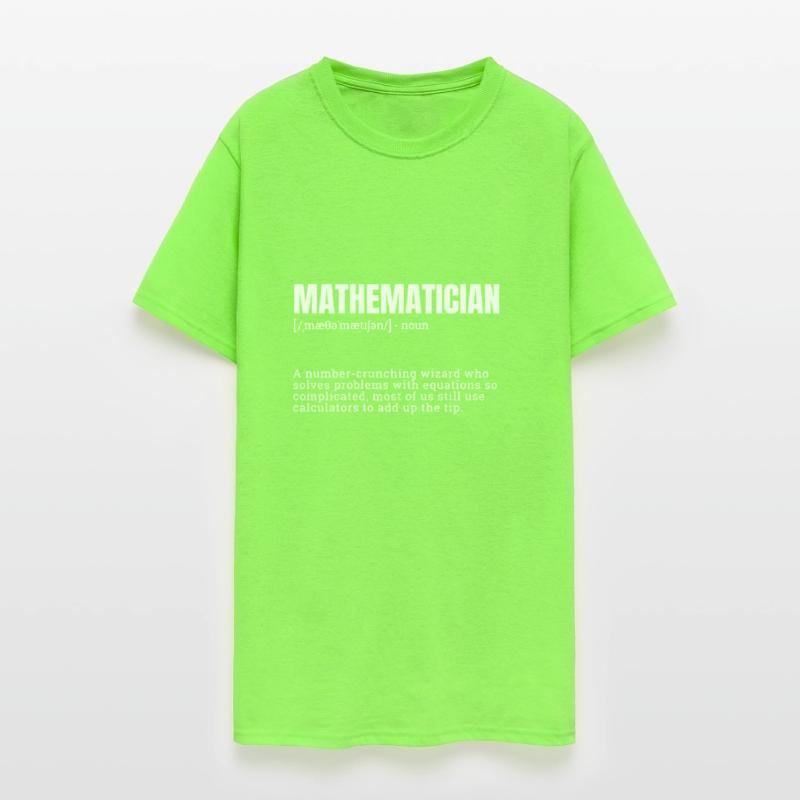 Mathematician Occupation Definition Design Funny