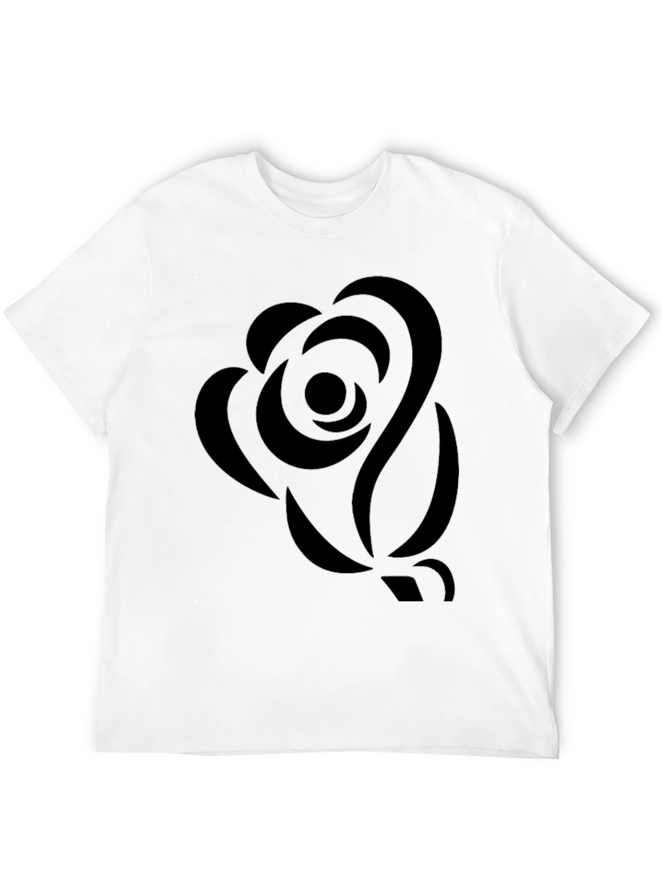 Black Rose Graphic Tee - Stylish Menswear