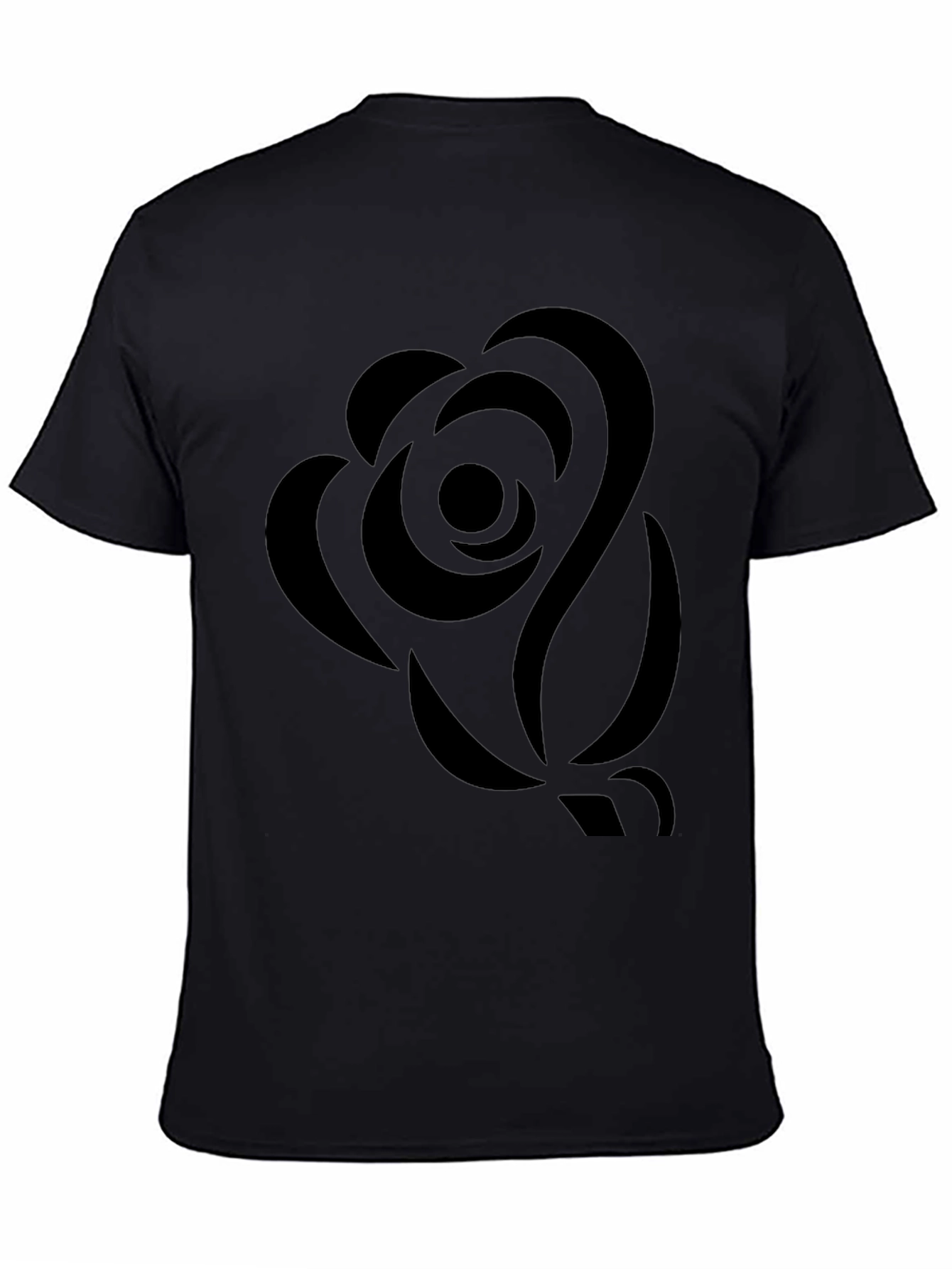 Black Rose Graphic Tee - Stylish Menswear