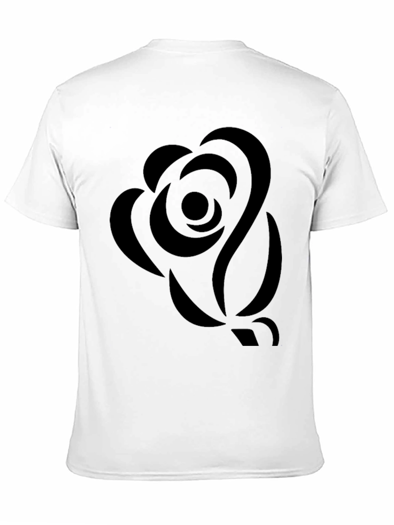 Black Rose Graphic Tee - Stylish Menswear