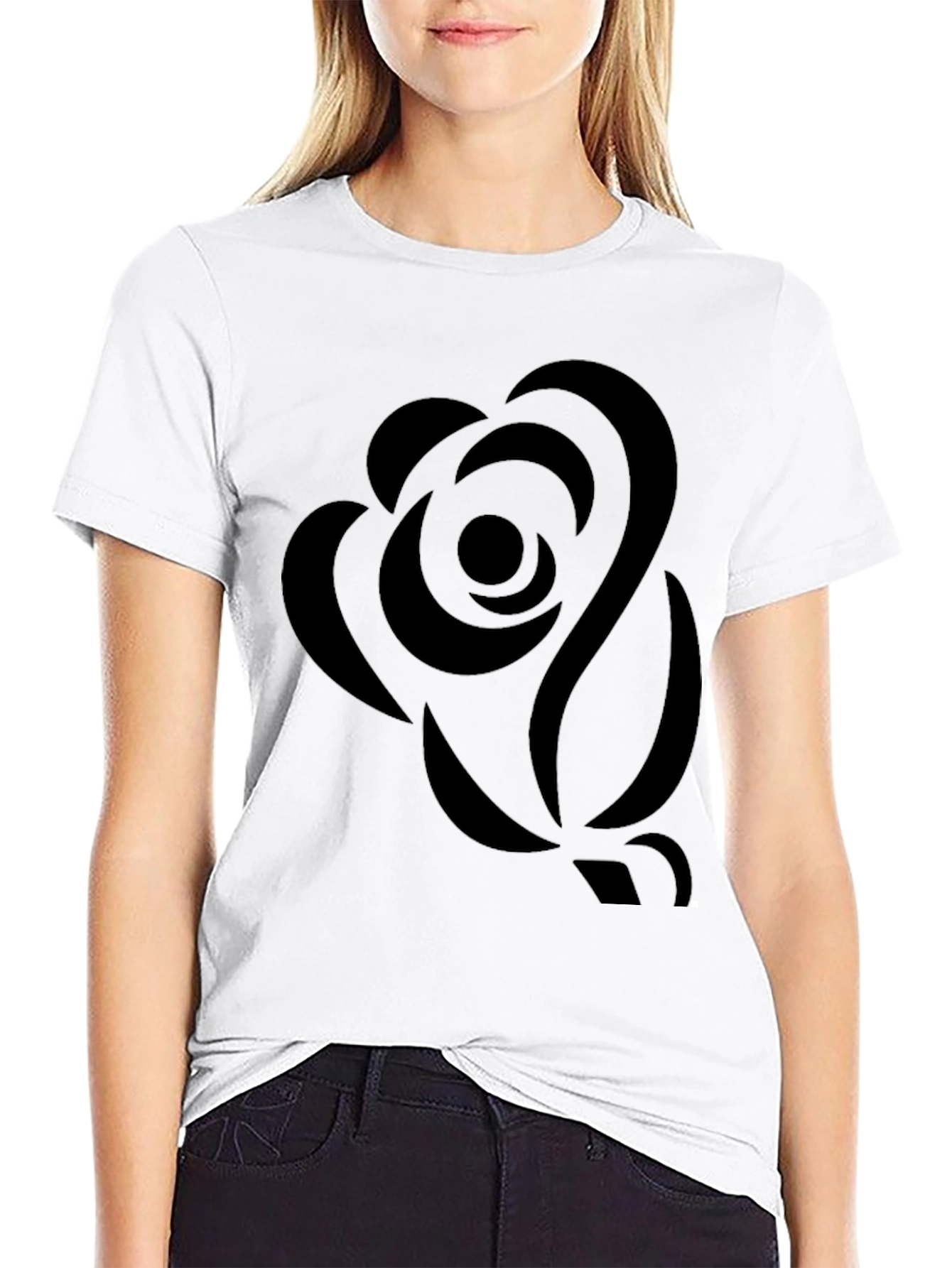 Black Rose Graphic Tee - Stylish Menswear