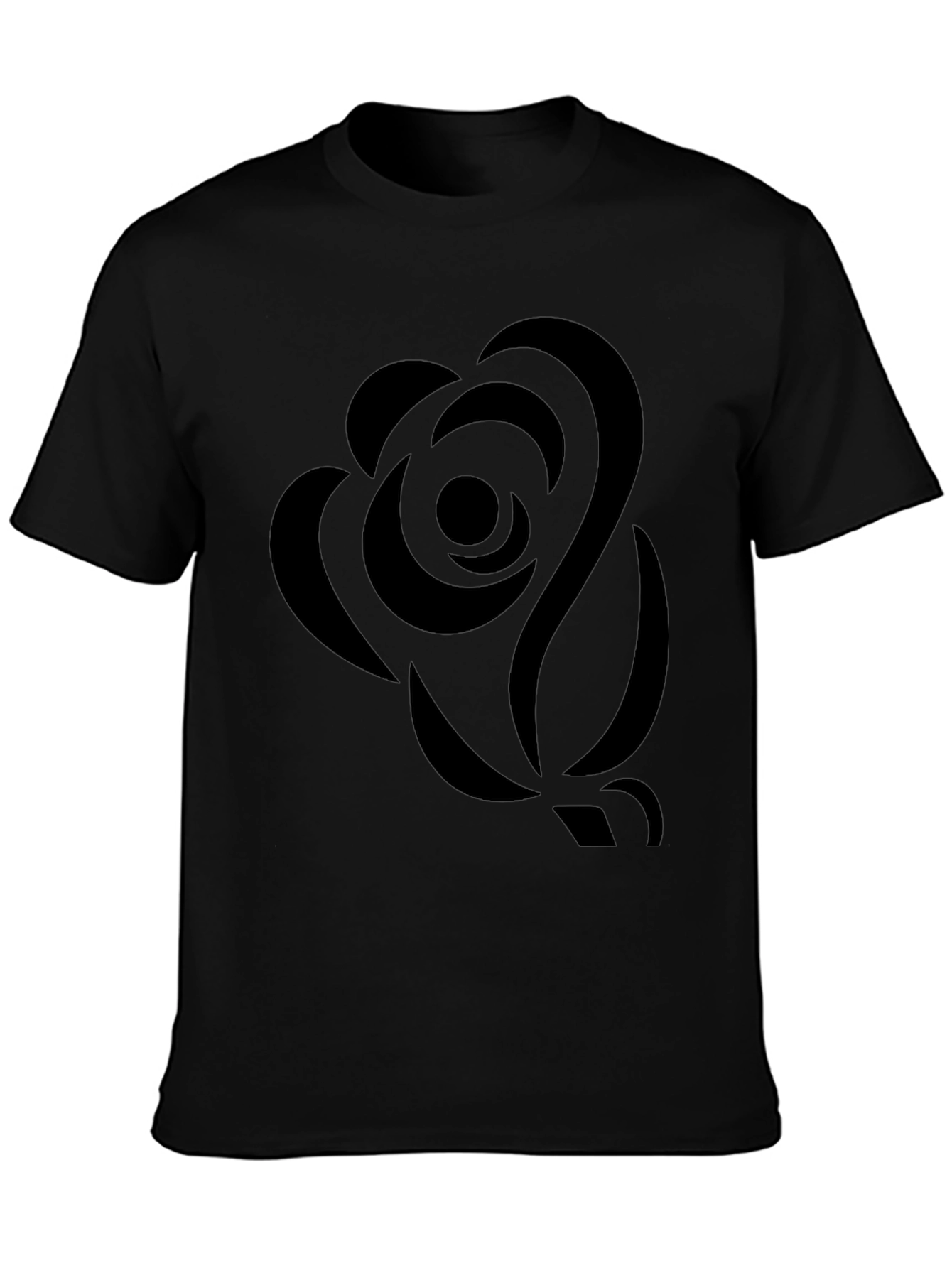 Black Rose Graphic Tee - Stylish Menswear