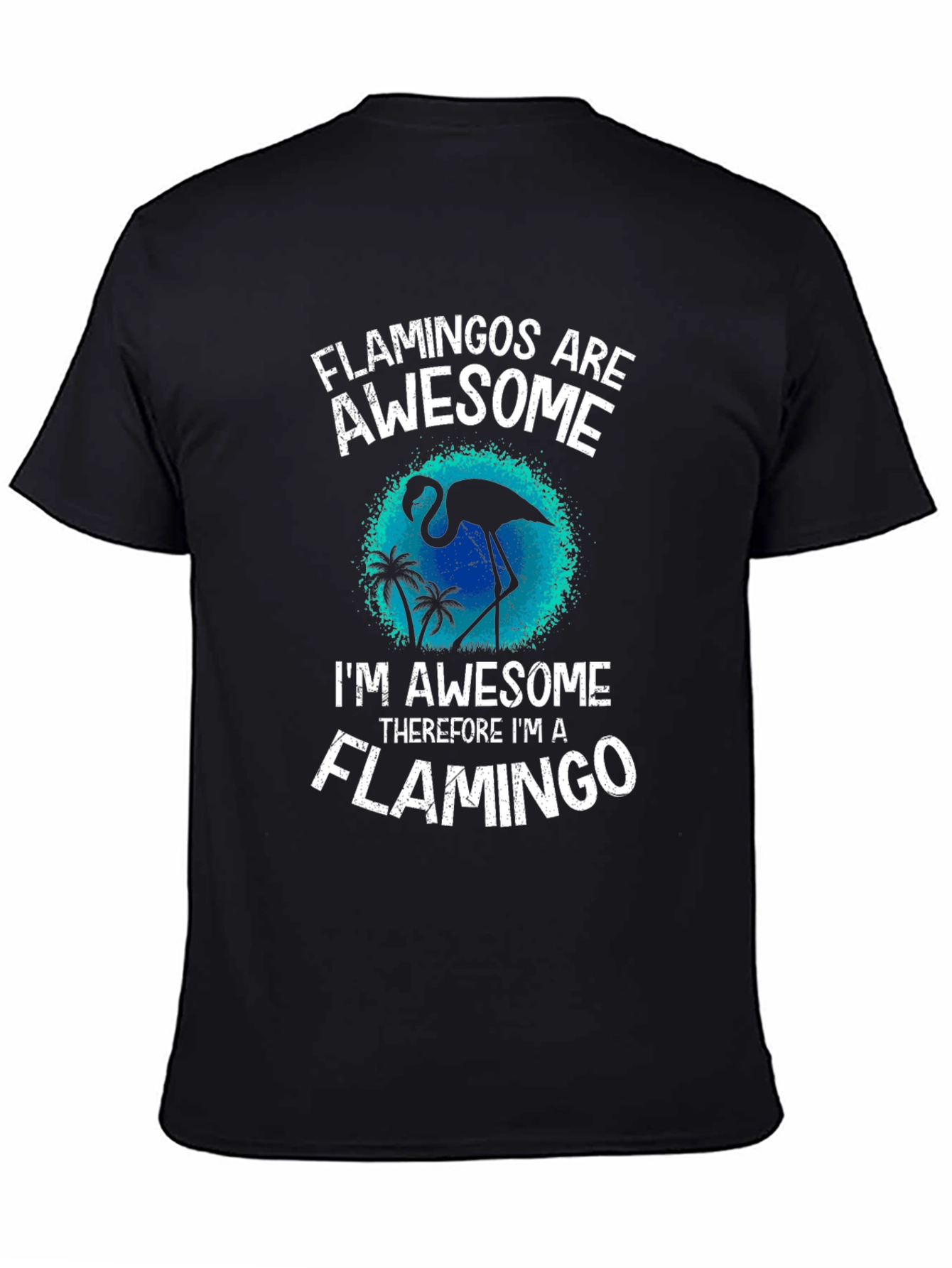 Flamingo Awesome Graphic Tee - Stylish Mens T-Shirt