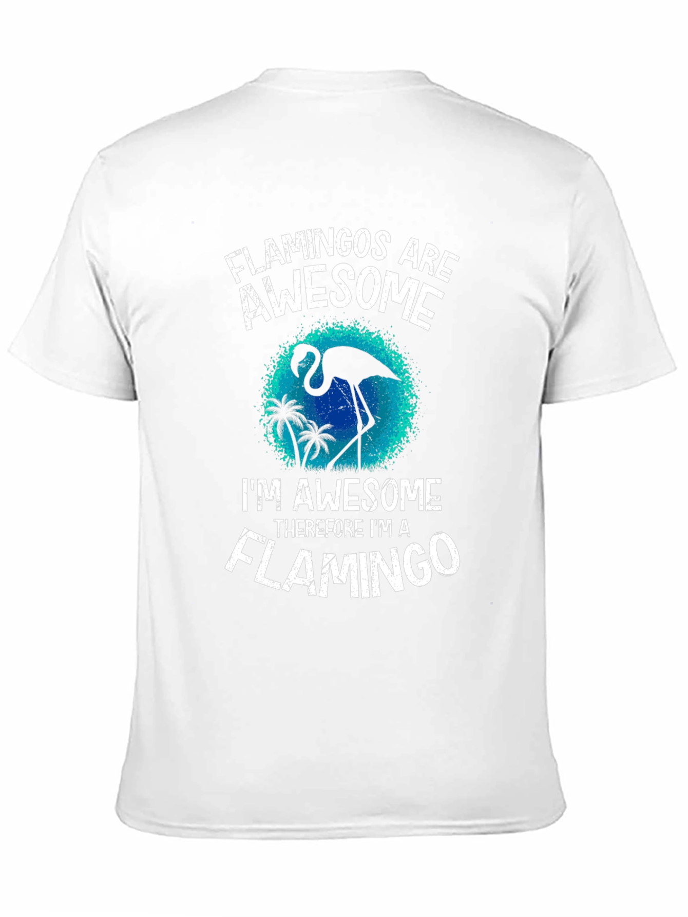 Flamingo Awesome Graphic Tee - Stylish Mens T-Shirt