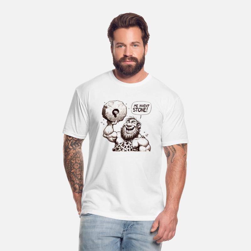 'Me Invent Stone' Caveman.